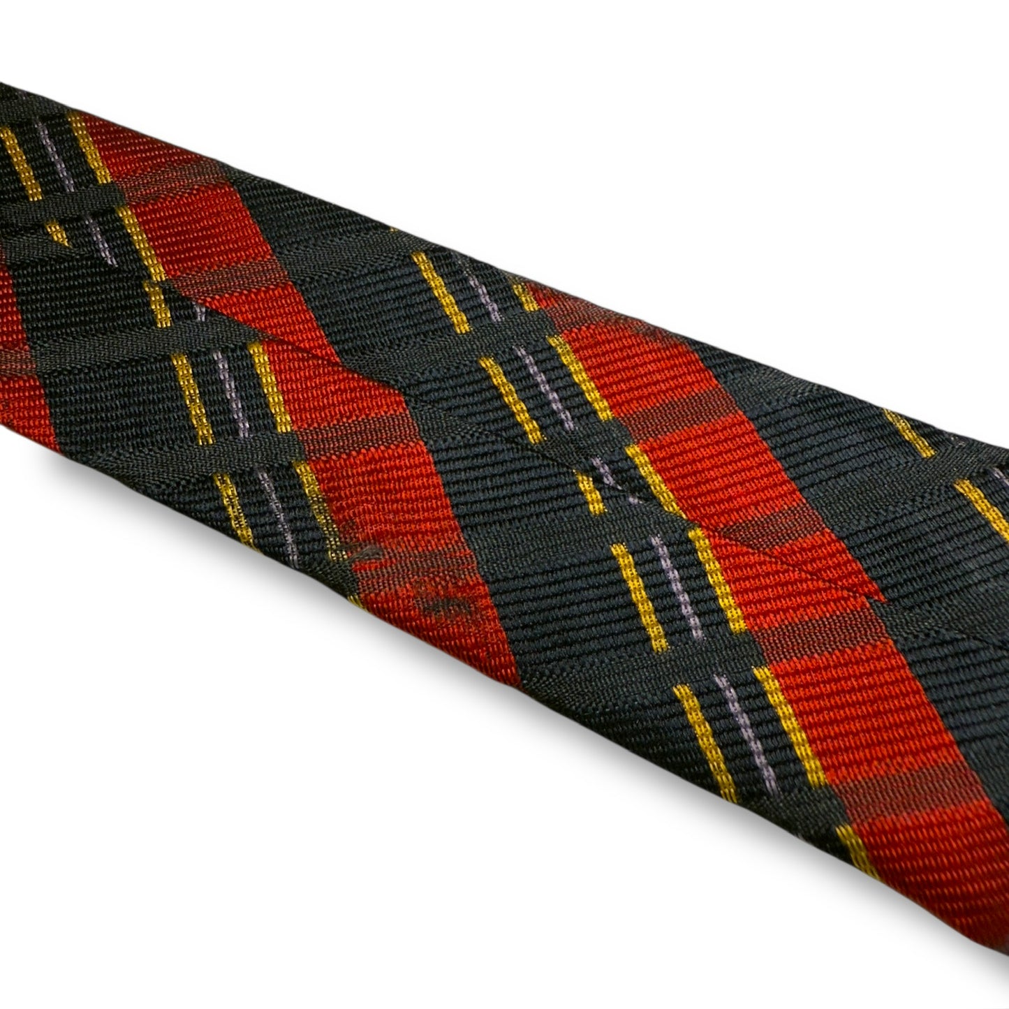 【7259】良品!ダンヒル ネクタイ レッド系