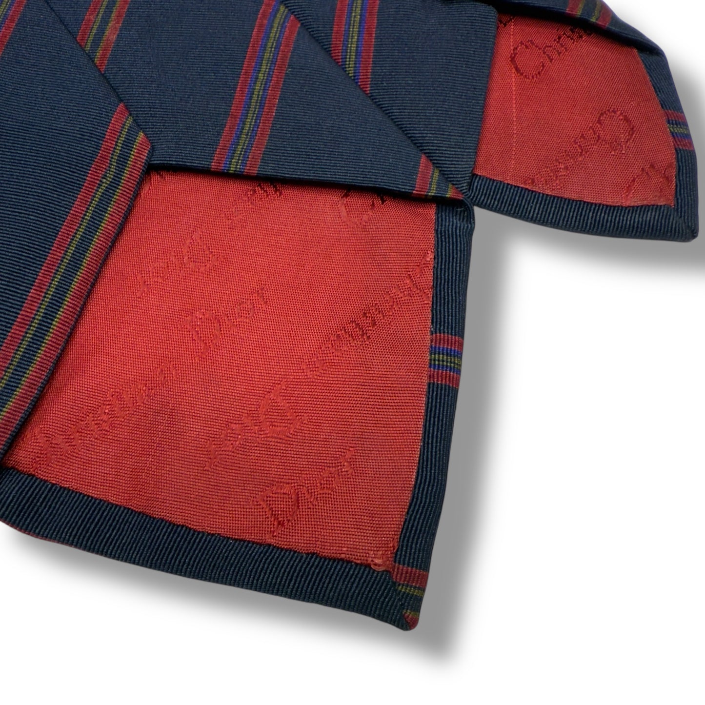 【7200】良品!クリスチャンディオール ネクタイ ネイビー系