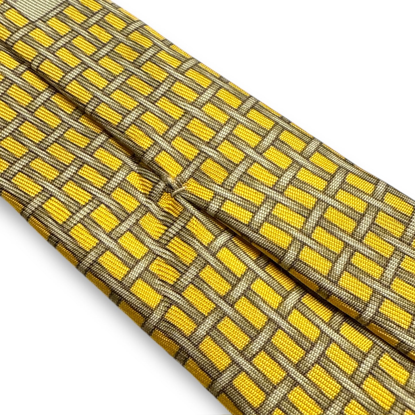 【7210】美品ー良品!エルメス ネクタイ イエロー系