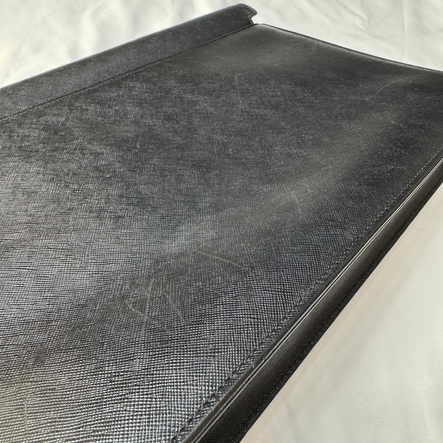 【良品】バーバリー バッグ ブラック系 ビジネスバッグ サフィアーノ