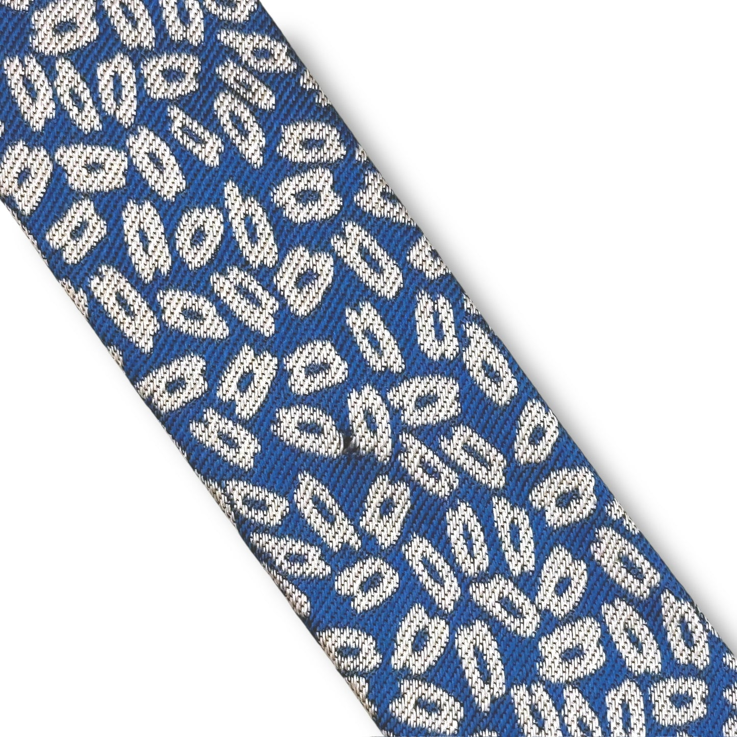 【7901】良品!フェンディ ネクタイ 水色系