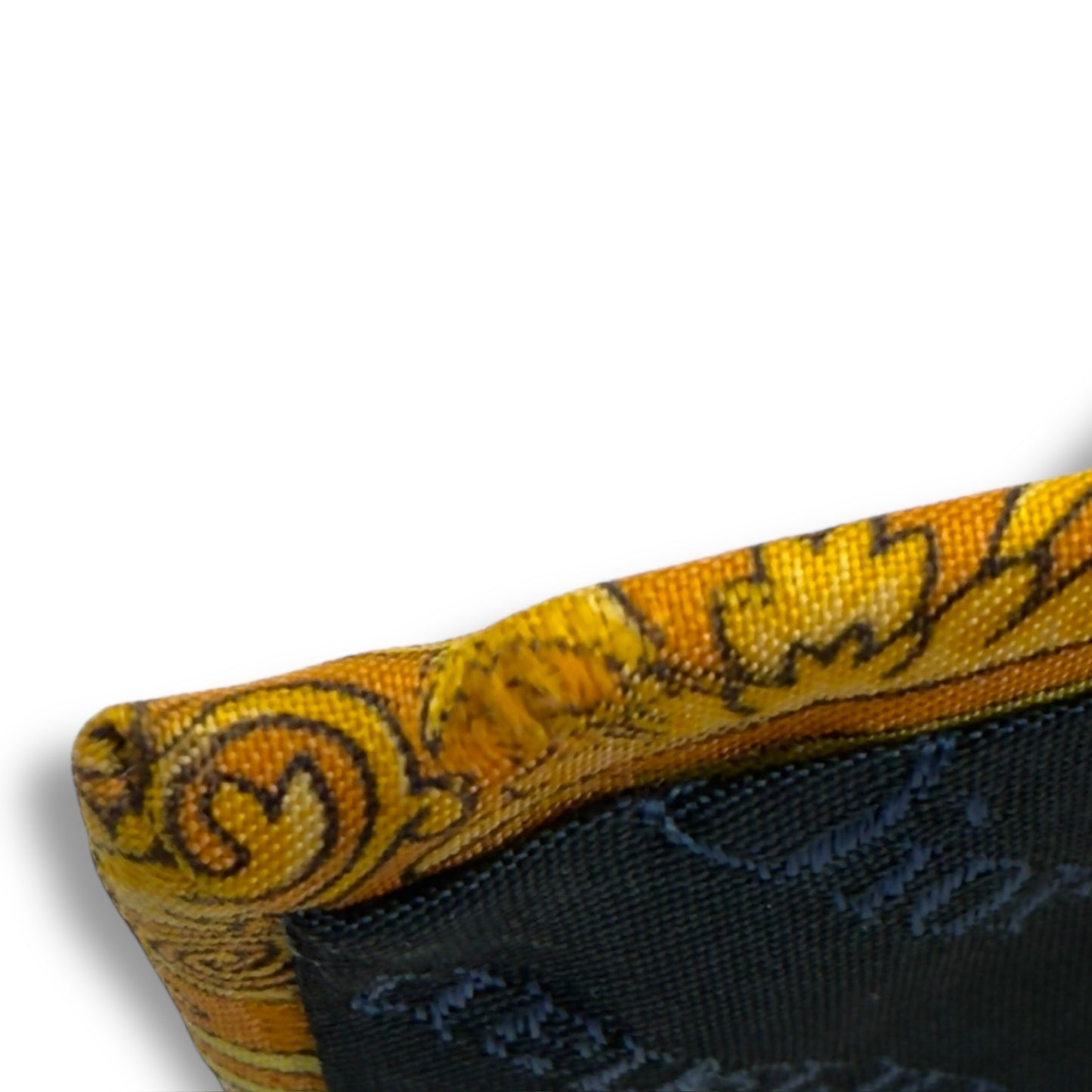 【7515】良品!クリスチャンディオール ネクタイ 黄緑系 オレンジ系