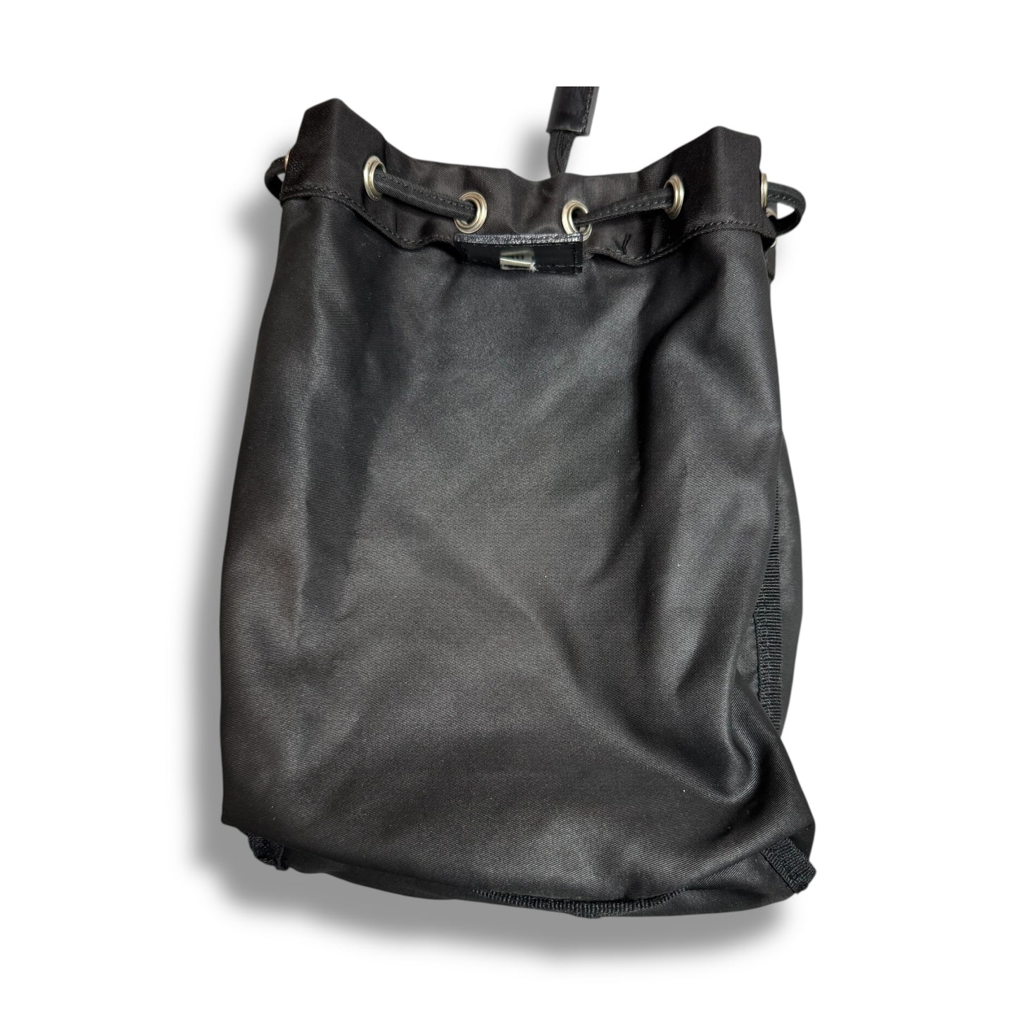 【美品】プラダ ポーチ ブラック系 ナイロン テスート 巾着