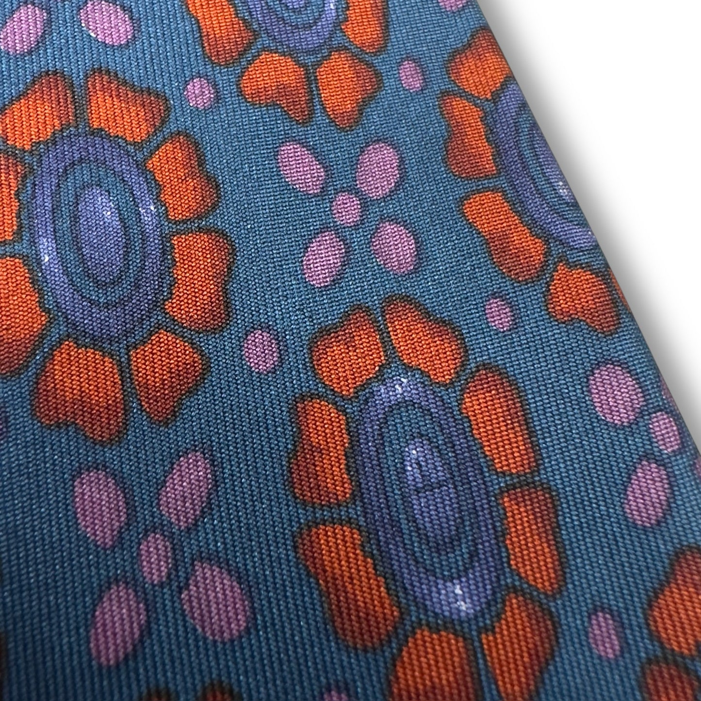 【6997】美品ー良品!ピエールバルマン ネクタイ グリーンブルー系