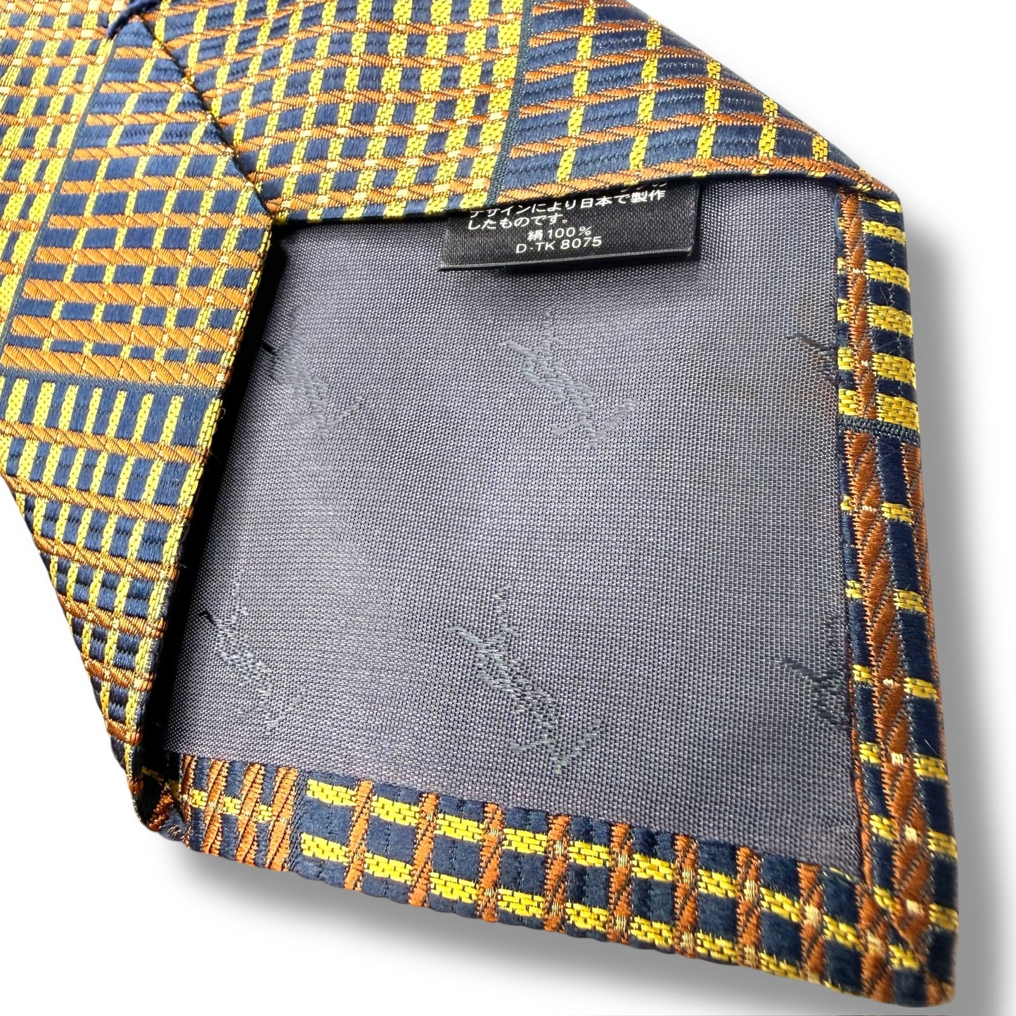 【8009】良品!イブサンローラン ネクタイ ゴールド系