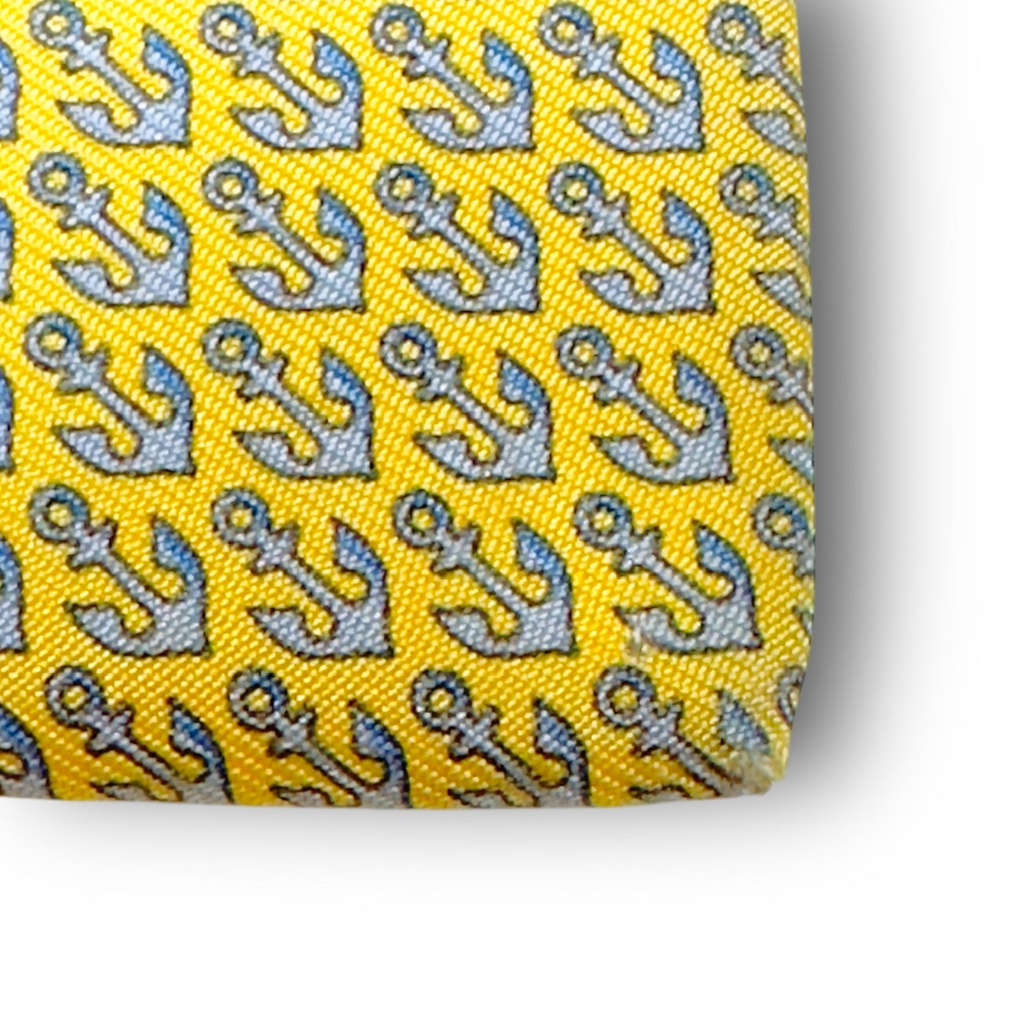 【7072】良品!サルバトーレフェラガモ ネクタイ イエロー系