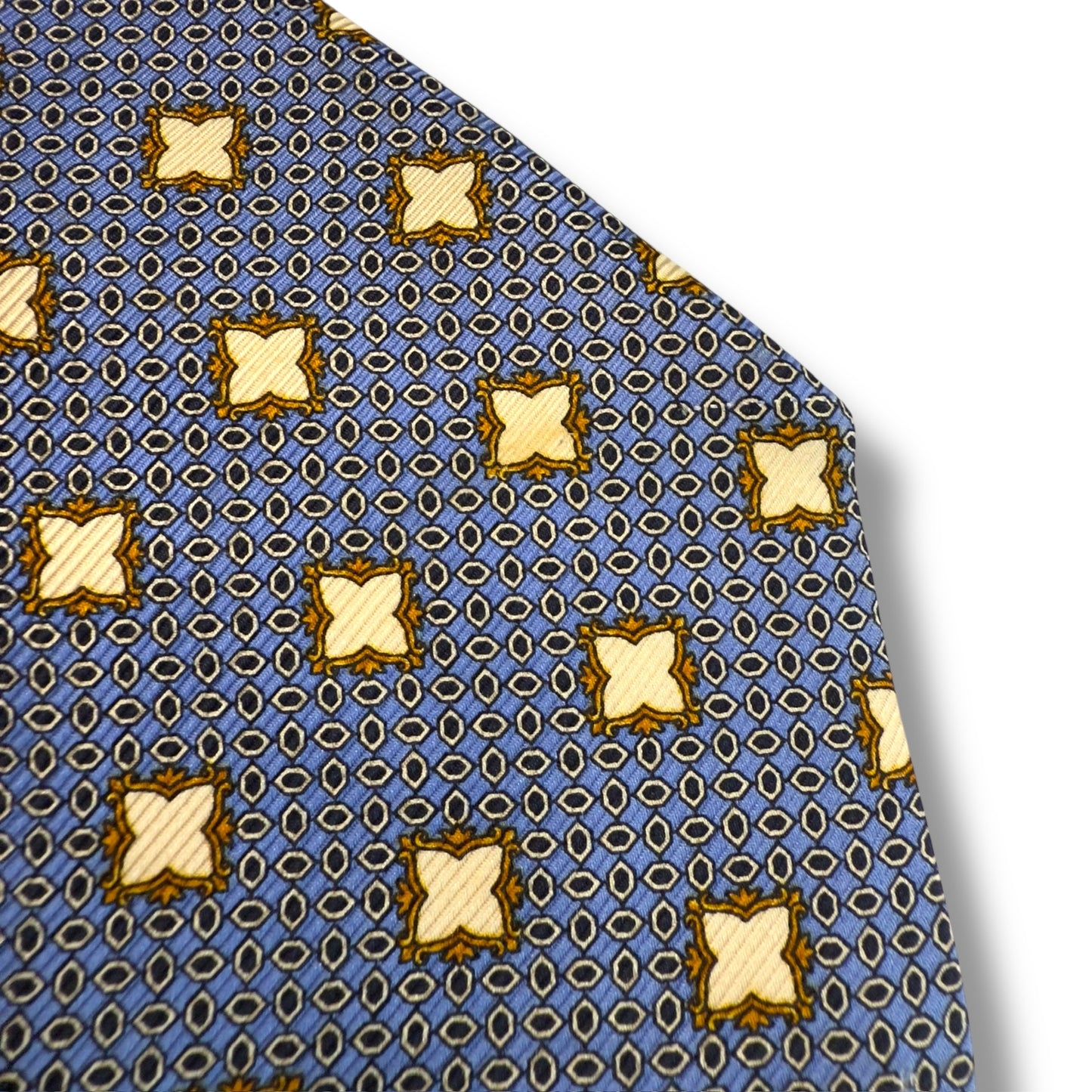 【7263】良品!ヴェルサーチ ネクタイ 水色系