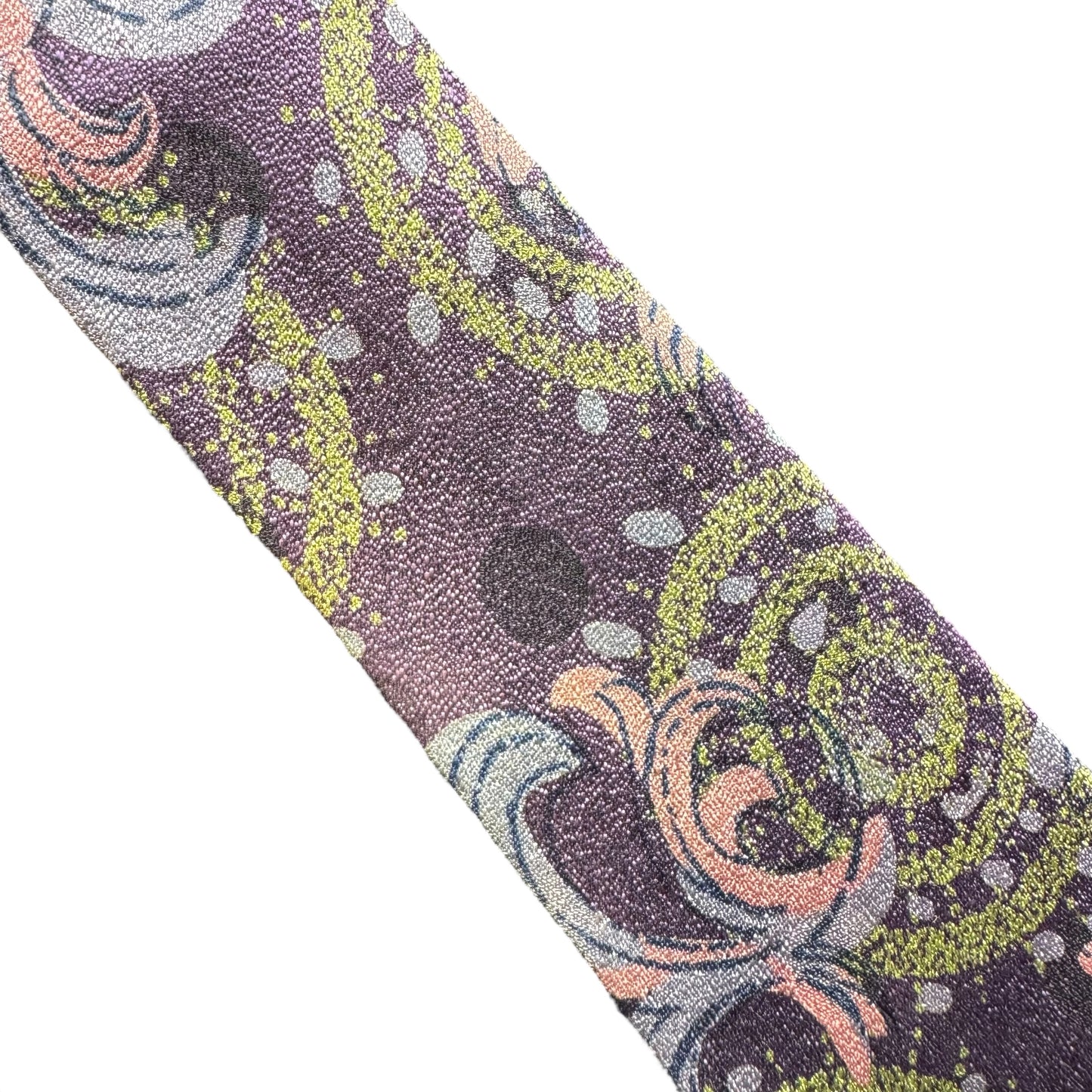 【7611】良品!ロベルタディカメリーノ ネクタイ パープル系