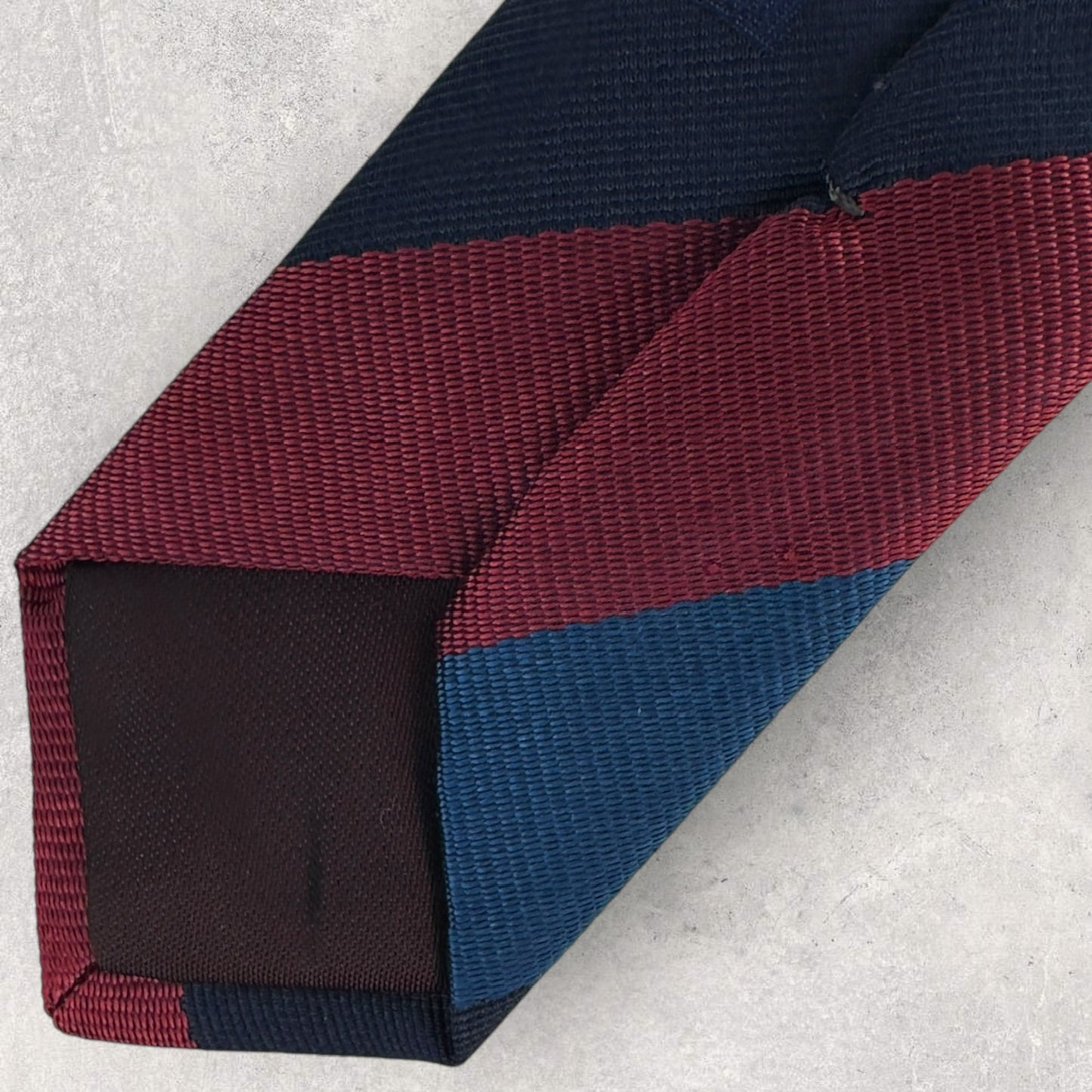 【6756】良品!ランバン ネクタイ レッド系 ネイビー系