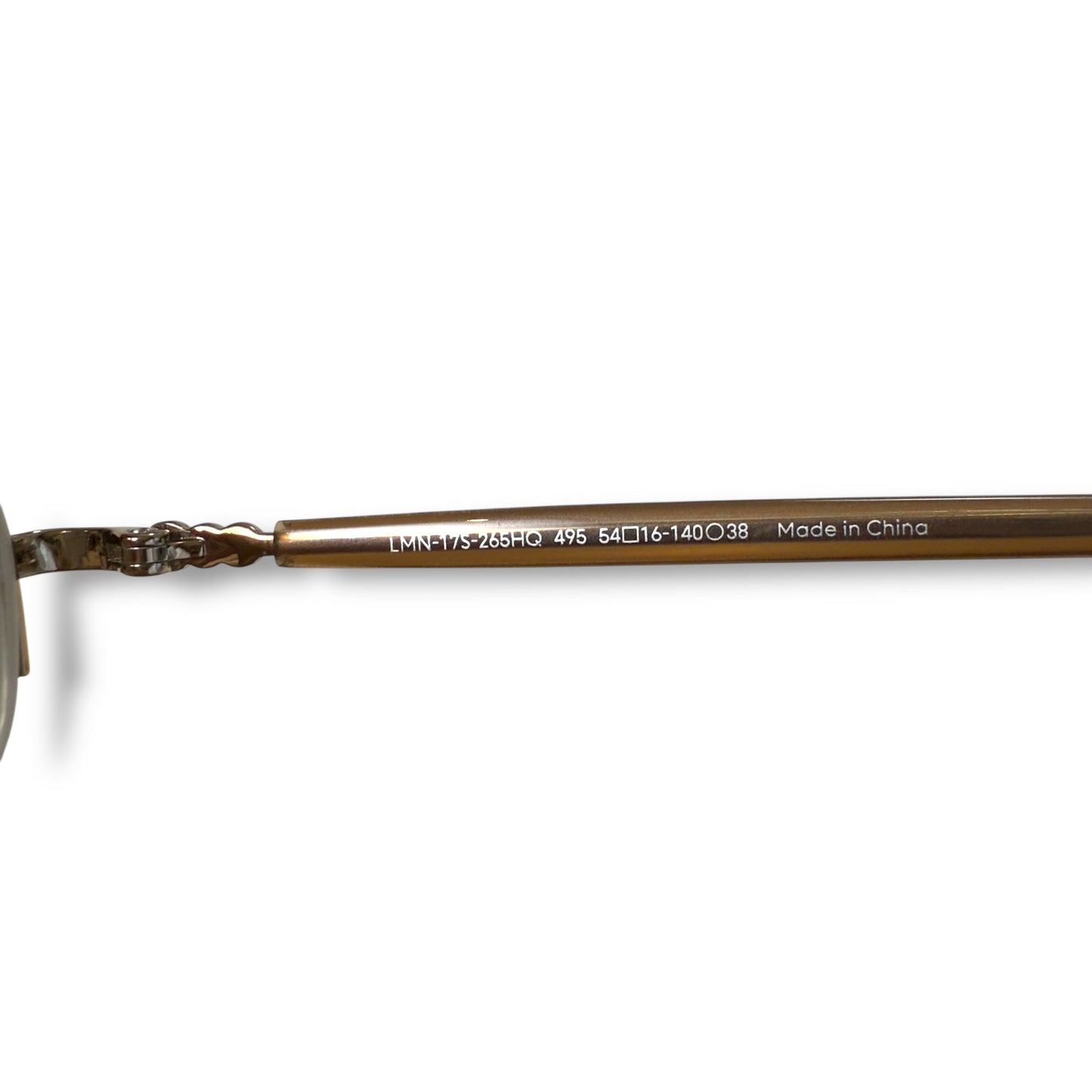 【24】美品!ジンズ メガネ ブラウン系 LMN-17S