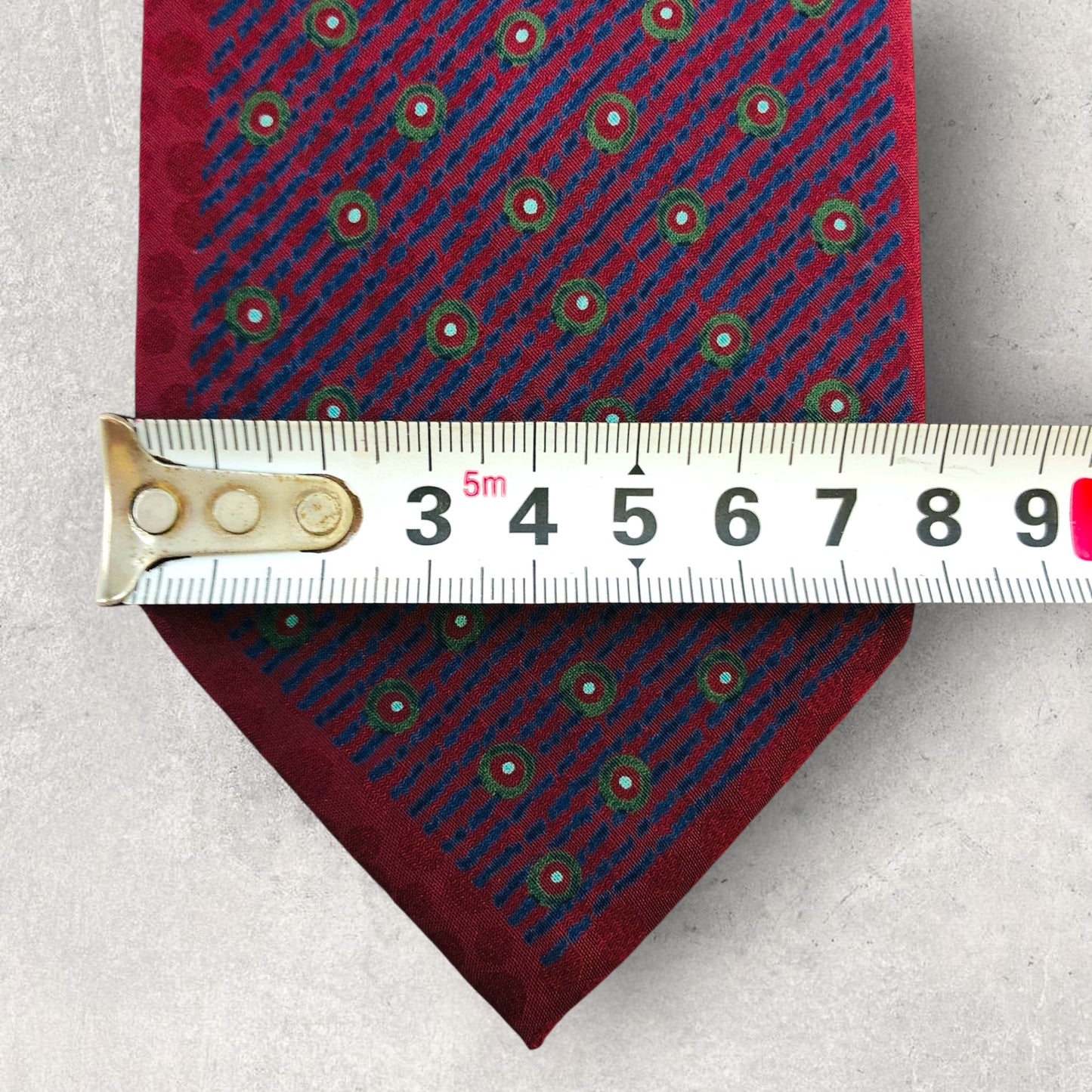 【6541】良品!ミラショーン ネクタイ レッド系