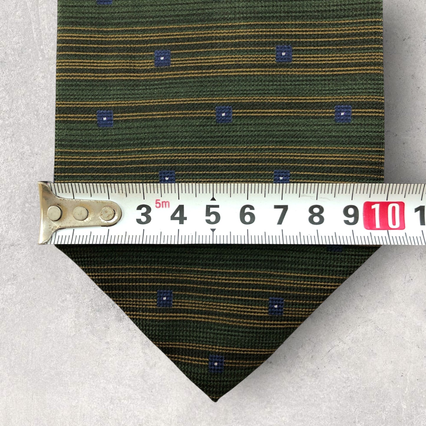 【6782】未使用保管品 カルバンクライン ネクタイ グリーン系