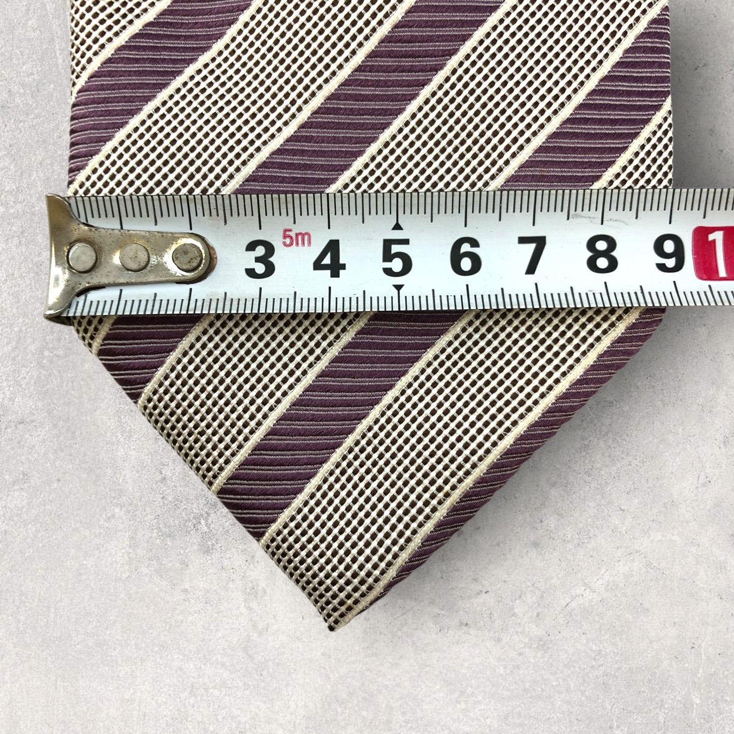 【6857】美品!エルメネジルドゼニア ネクタイ パープル系