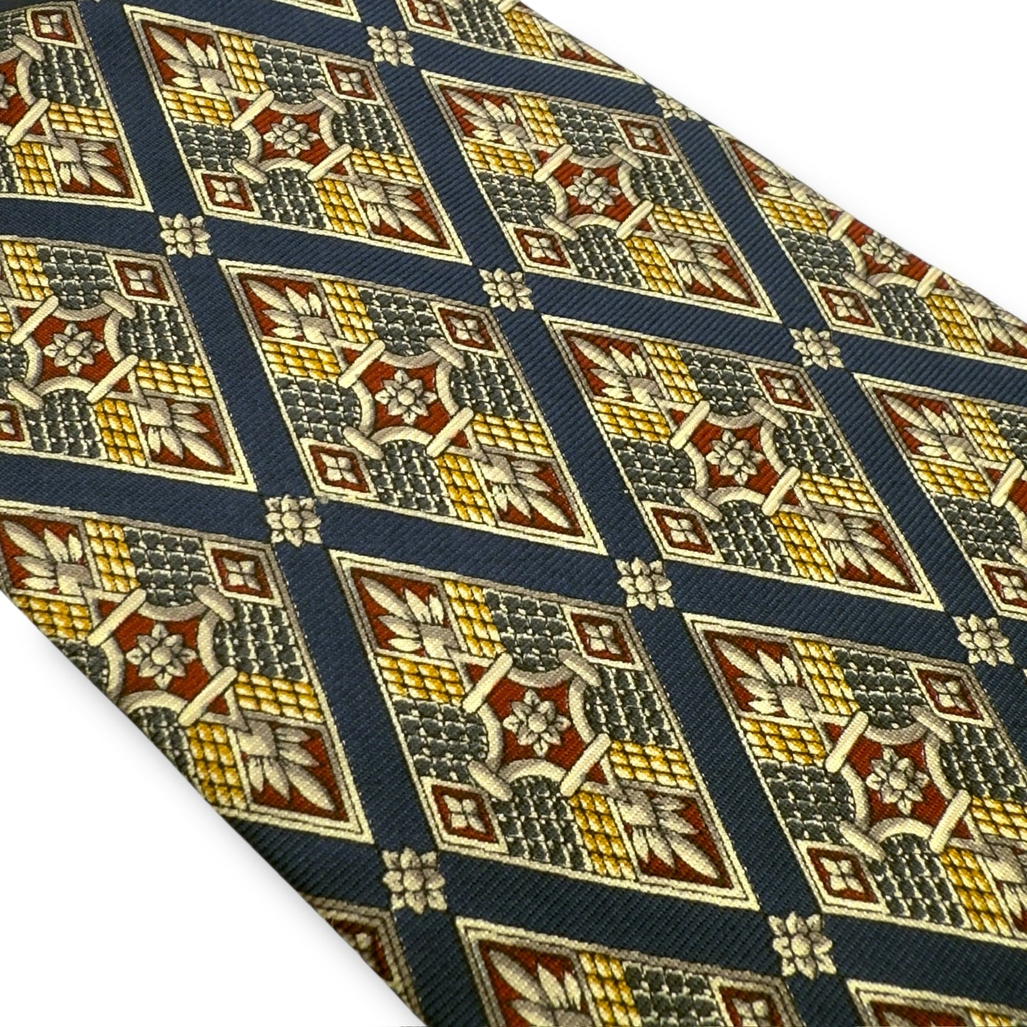 【7366】良品!クリスチャンディオール ネクタイ ネイビー系