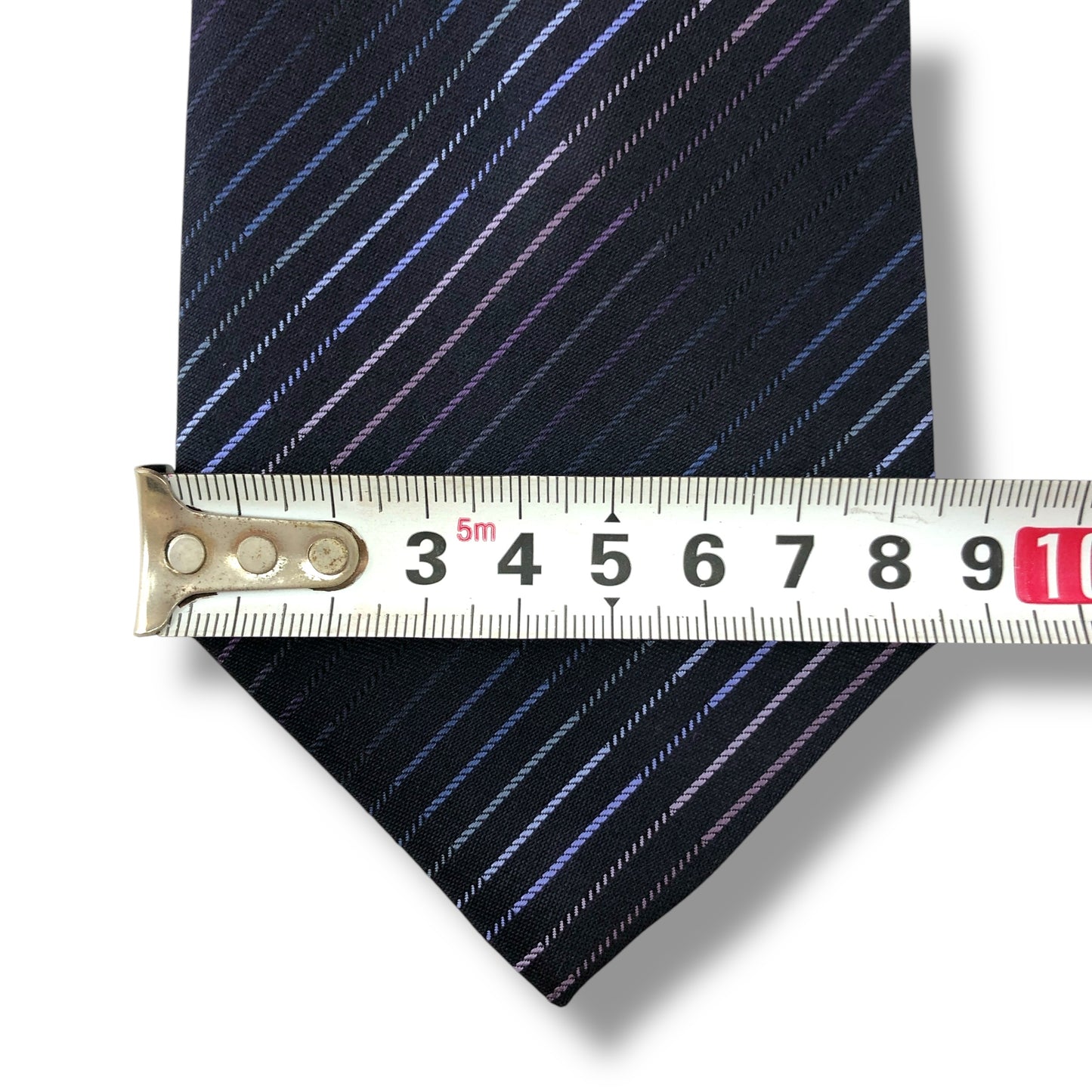 【6992】美品!カルバンクライン ネクタイ ネイビー系