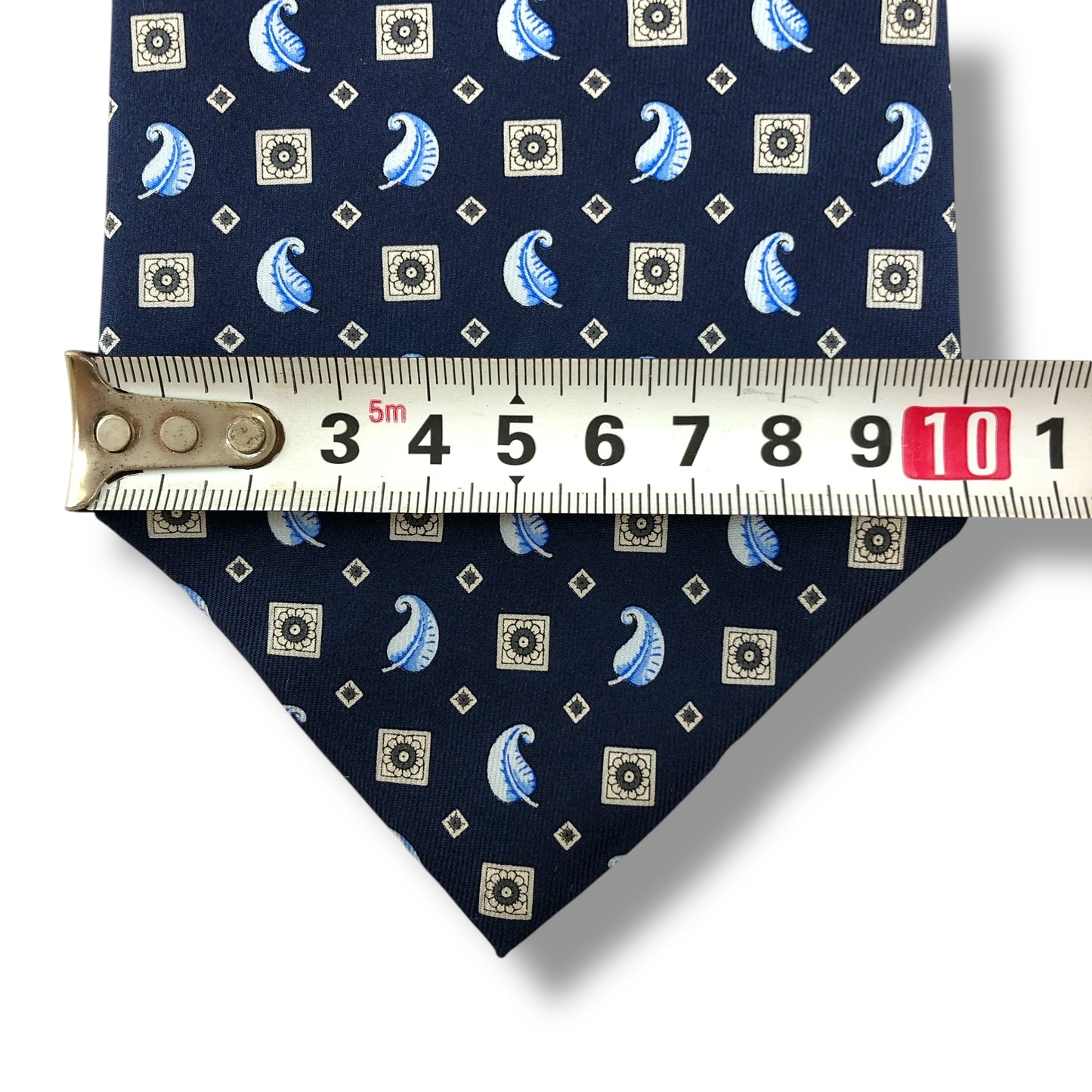 【7042】良品!ニナリッチ ネクタイ ブルー系 フェザー柄