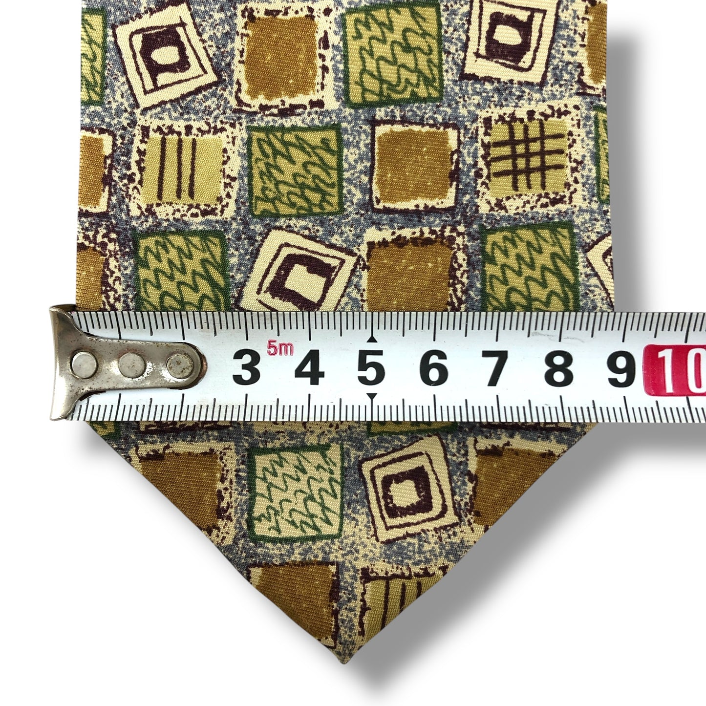 【7046】美品!ニコル ネクタイ グリーン系 グリーン×水色系