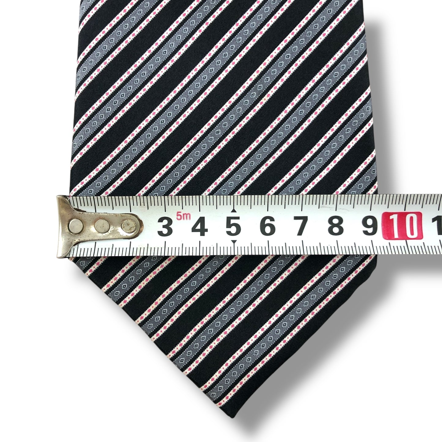 【7096】美品!ステファノリッチ ネクタイ ブラック系