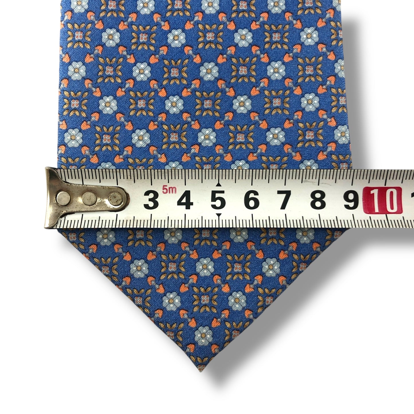 【7115】美品!ニナリッチ ネクタイ 水色系 花柄