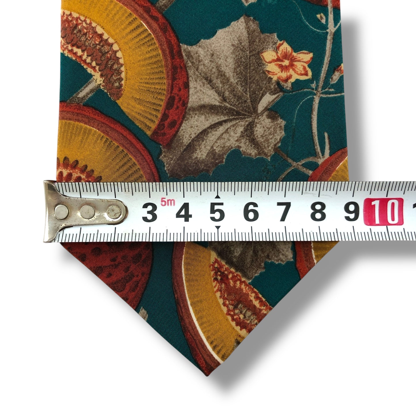 【7170】美品!イヴサンローラン ネクタイ グリーン系