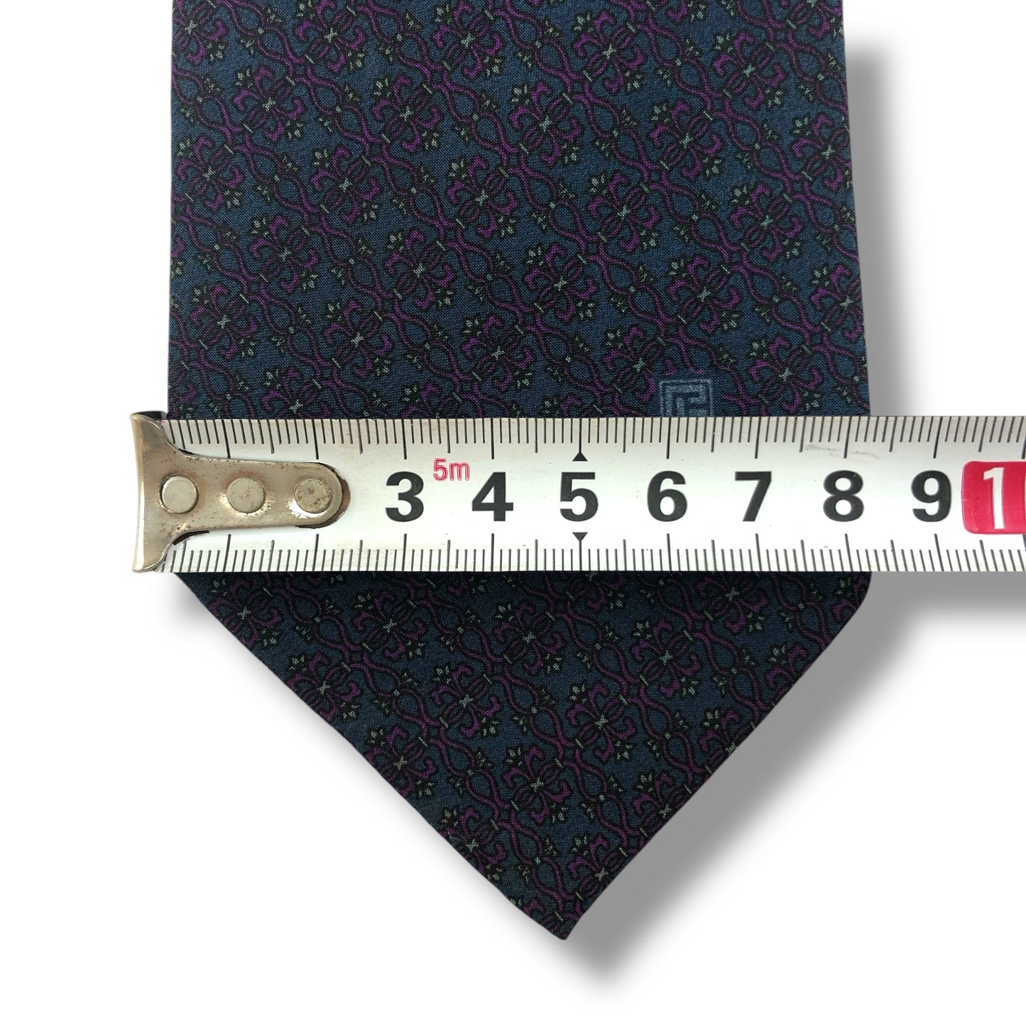 【7199】美品!ピエールバルマン ネクタイ パープル系 ブルー系