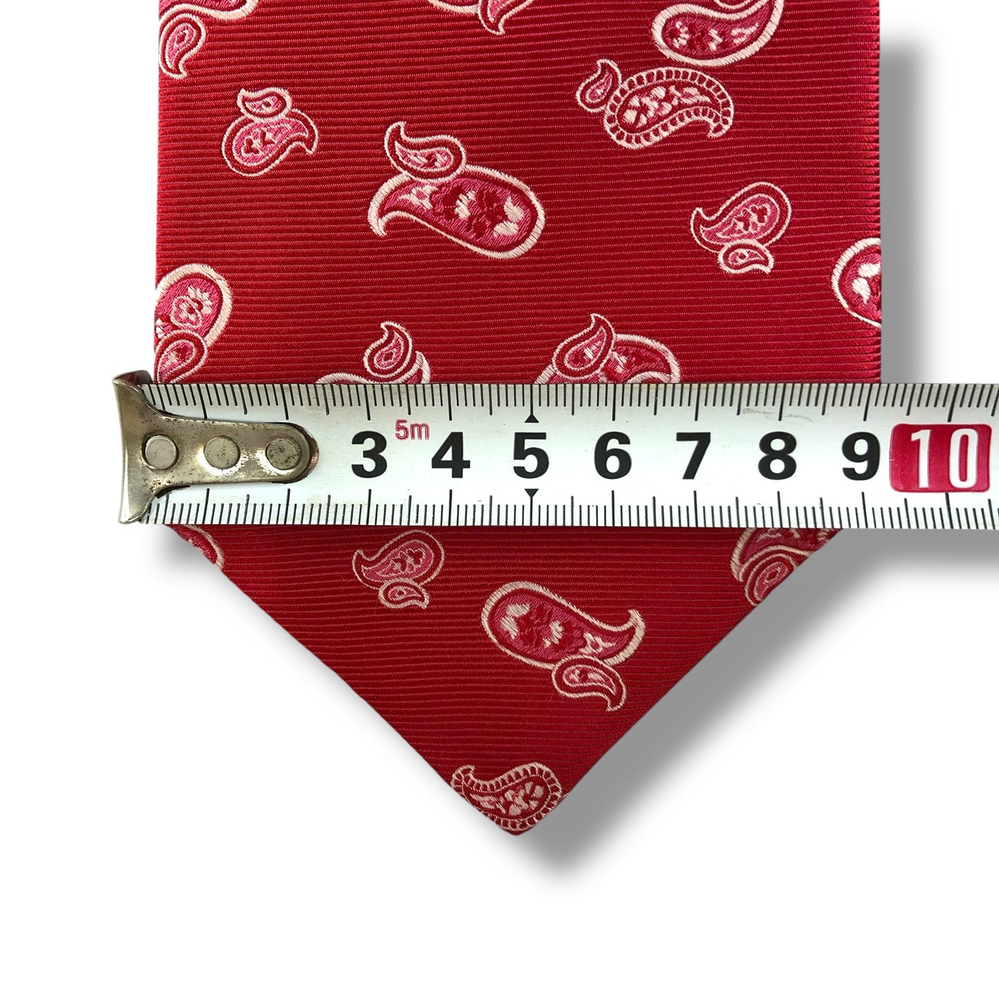 【7261】美品!キートン ネクタイ レッド系