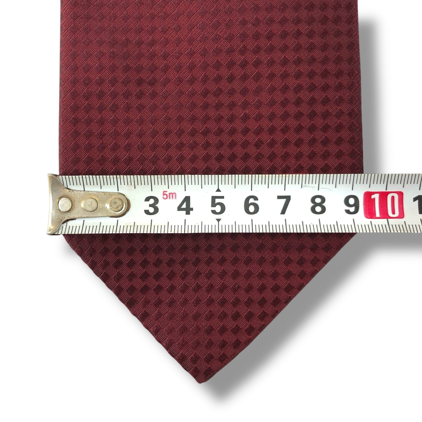 【7296】美品!ジバンシー ネクタイ レッド系 4Gロゴ