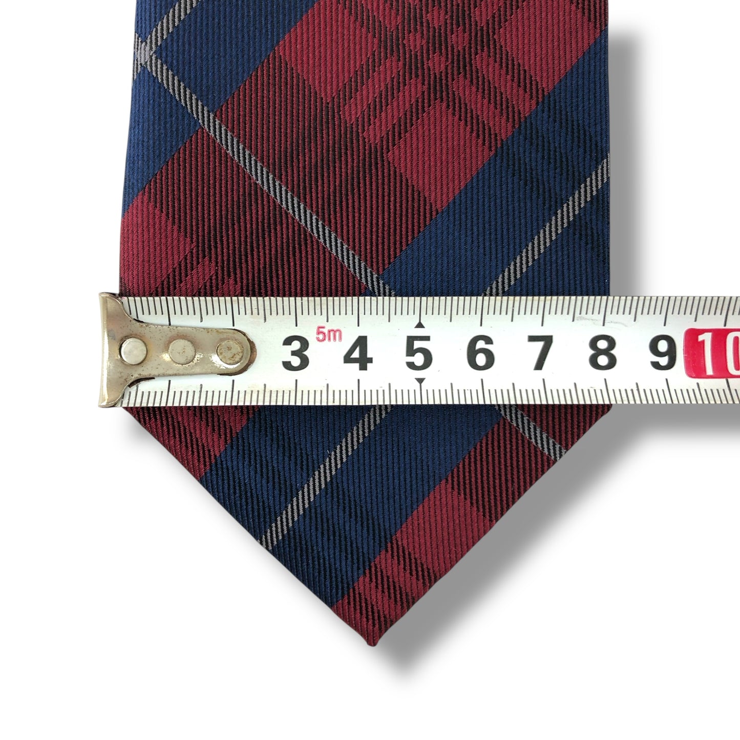 【7338】美品!コムサイズム ネクタイ ネイビー系