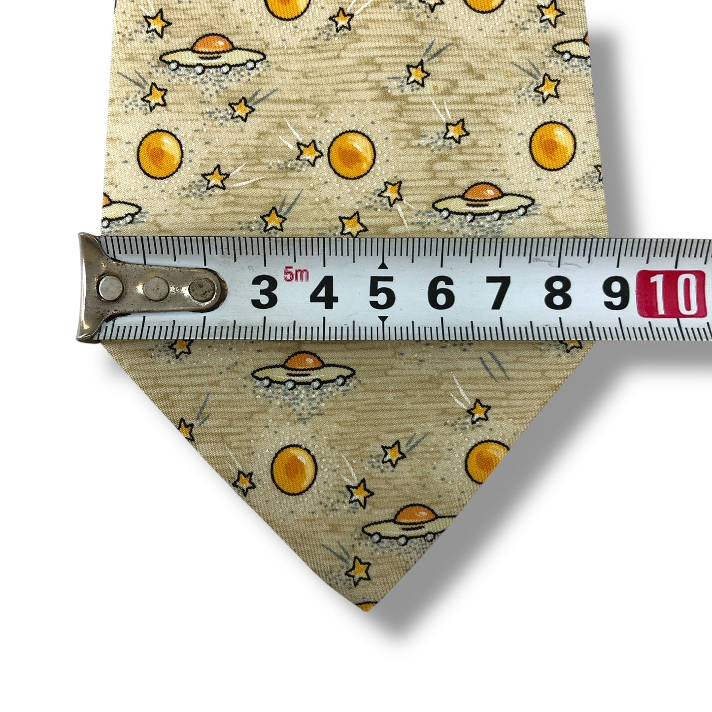 【7340】美品!エルメス ネクタイ ベージュ系