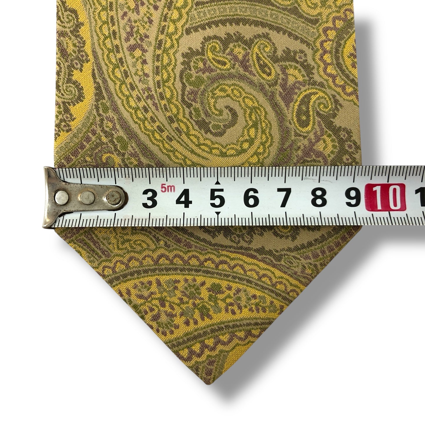 【7357】美品!ダーバン ネクタイ イエロー系