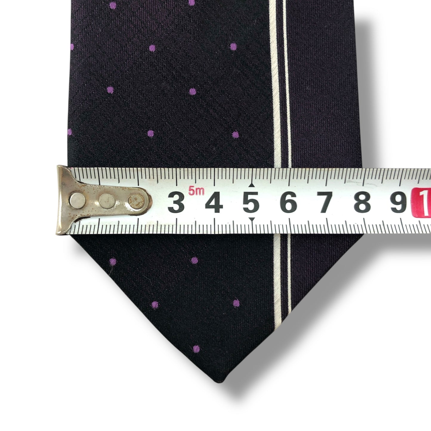 【7383】美品!コムサイズム ネクタイ パープル系