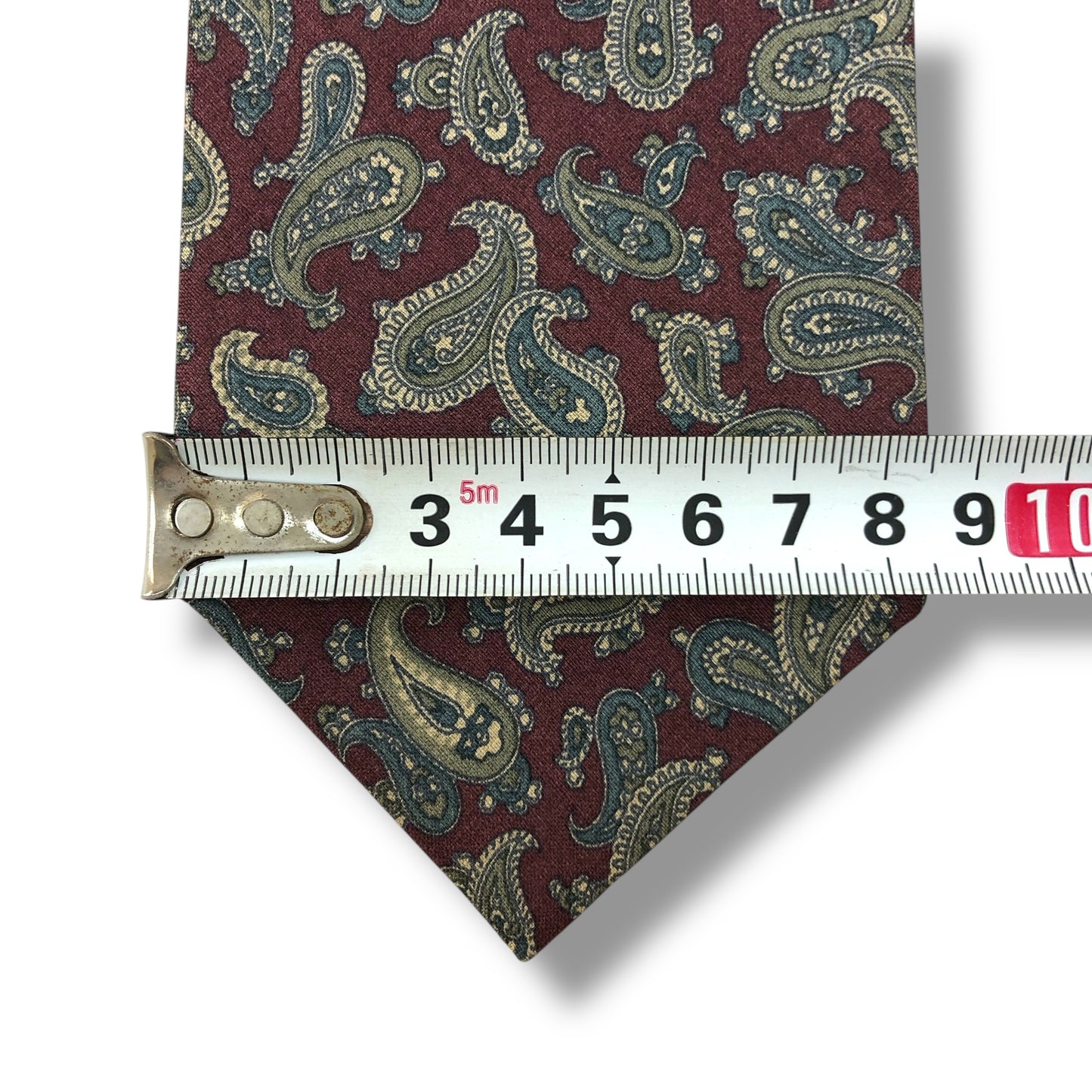 【7455】美品!ピエールカルダン ネクタイ ボルドー系