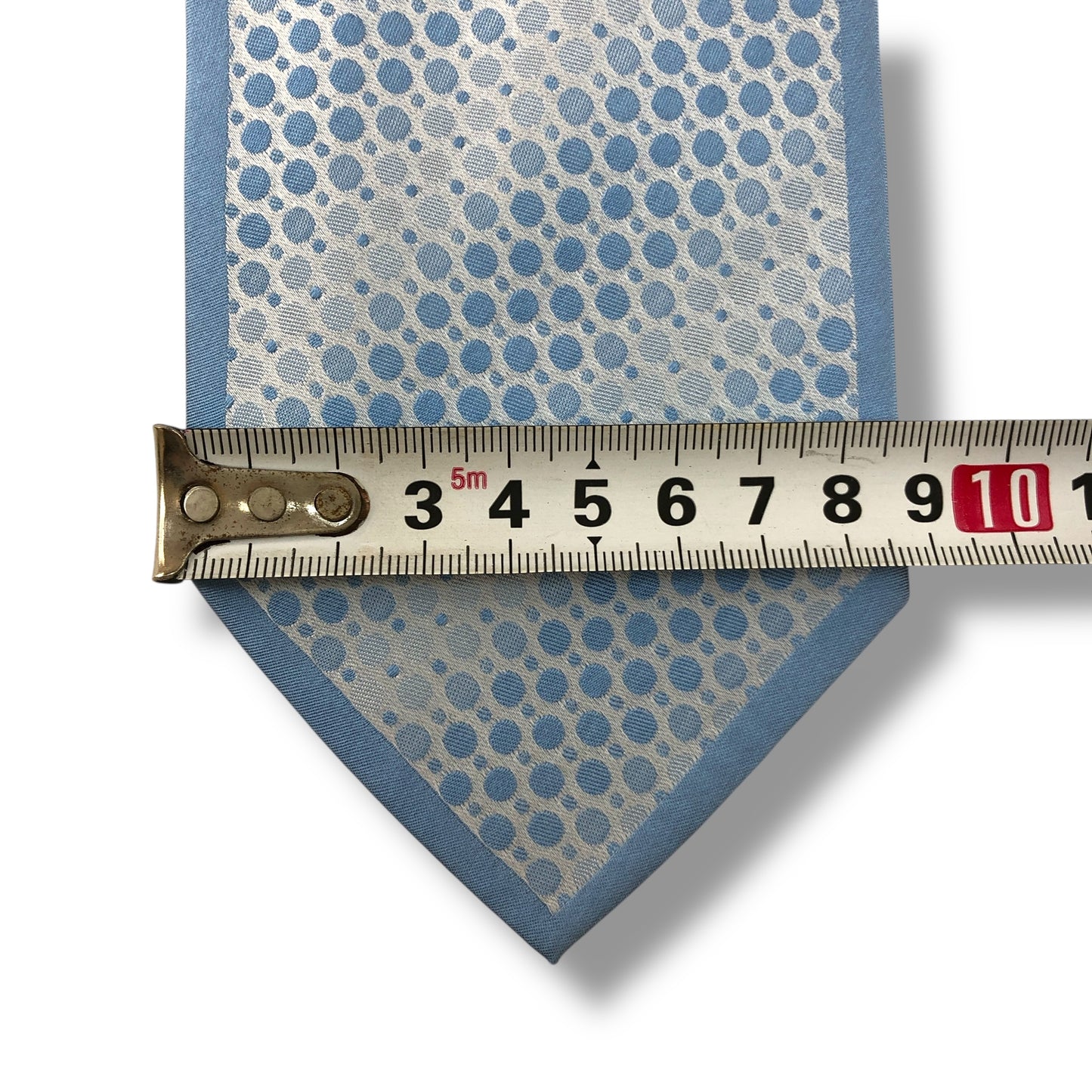 【7468】美品!ミラショーン ネクタイ 水色系