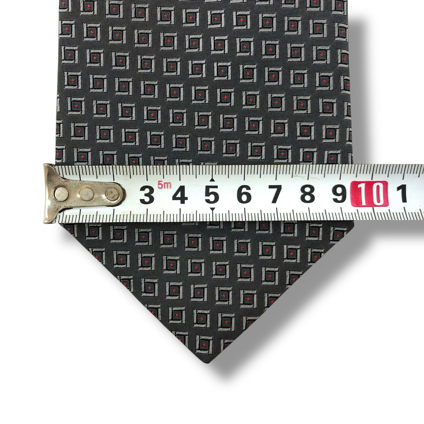 【7469】美品!ミラショーン ネクタイ グレー系