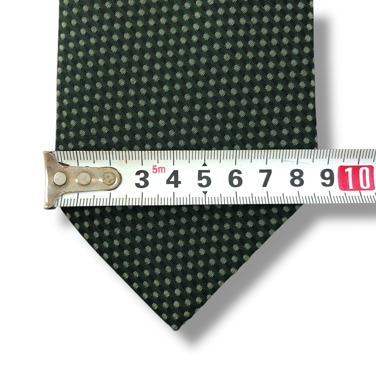 【7478】美品!カルバンクライン ネクタイ グリーン系