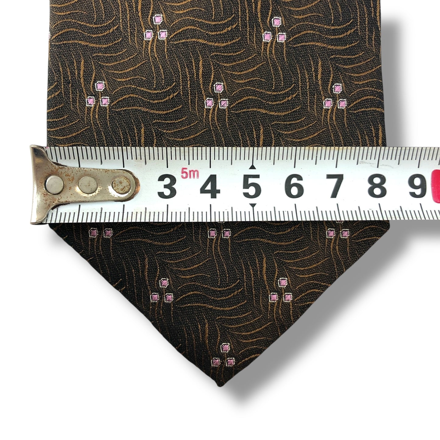 【7555】美品!クリスチャンディオール ネクタイ ブラウン系