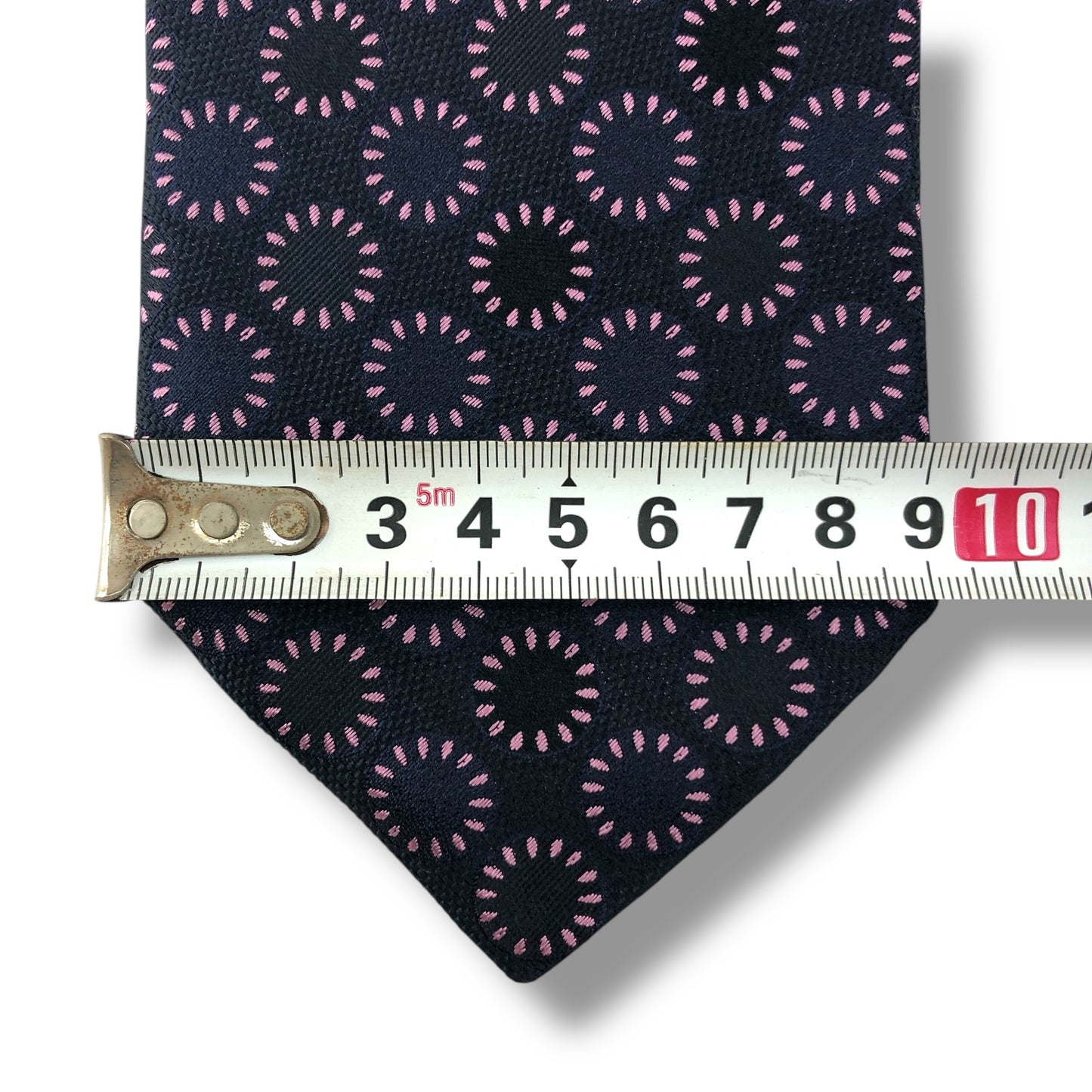 【7579】未使用保管品 ヒューゴボス ネクタイ ネイビー系