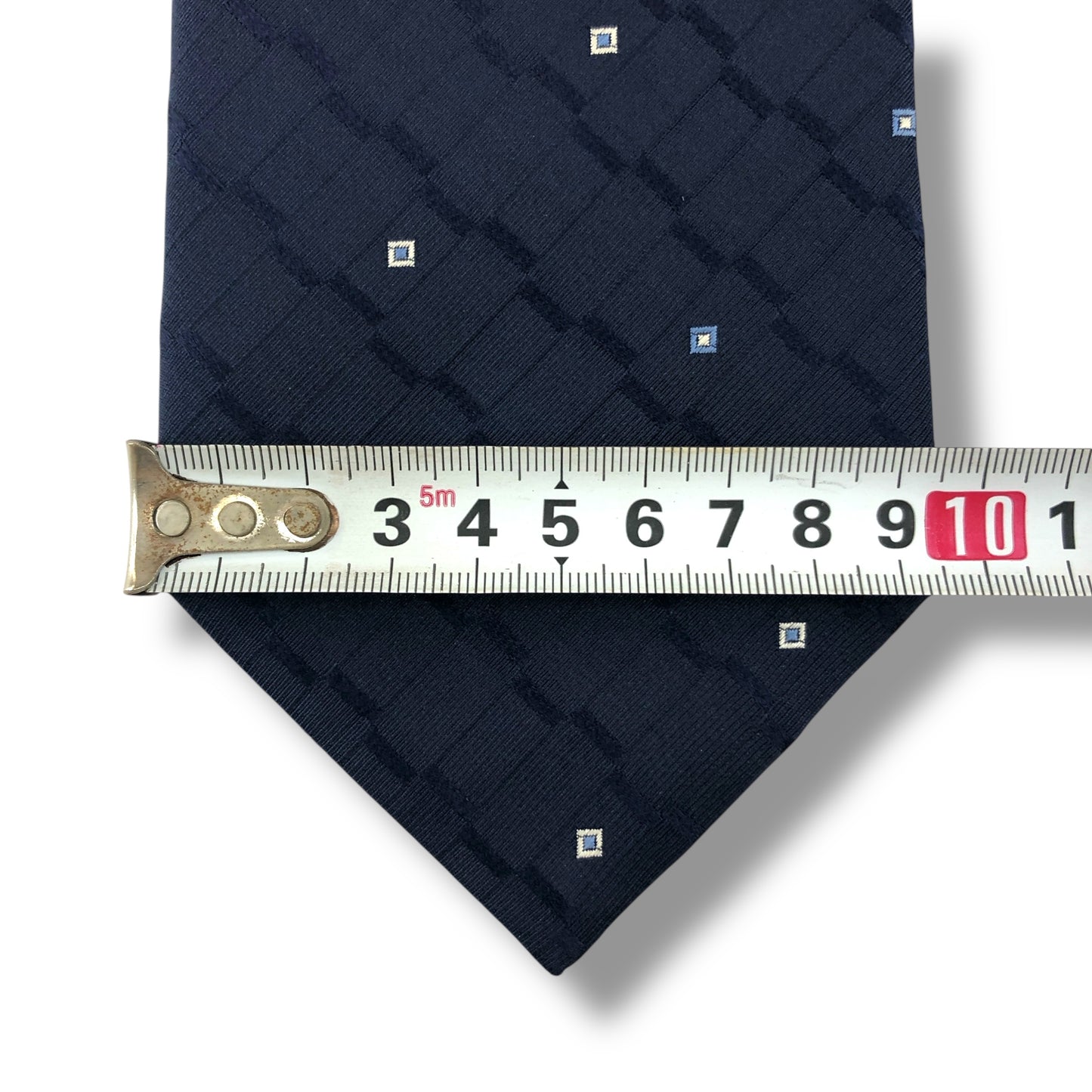 【7586】美品ー良品!レノマ ネクタイ ネイビー系