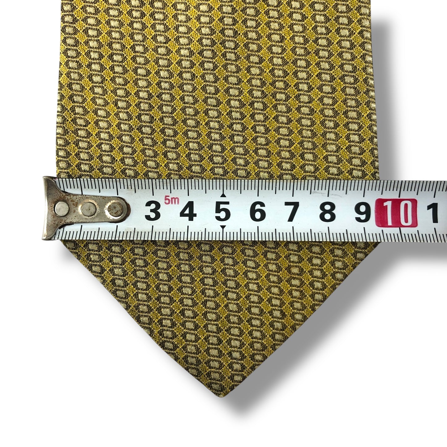 【7594】美品!タケオキクチ ネクタイ ゴールド系