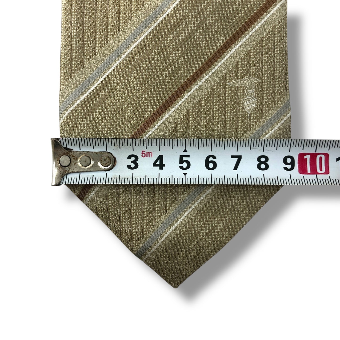 【7640】美品!トラサルディ ネクタイ ベージュ系