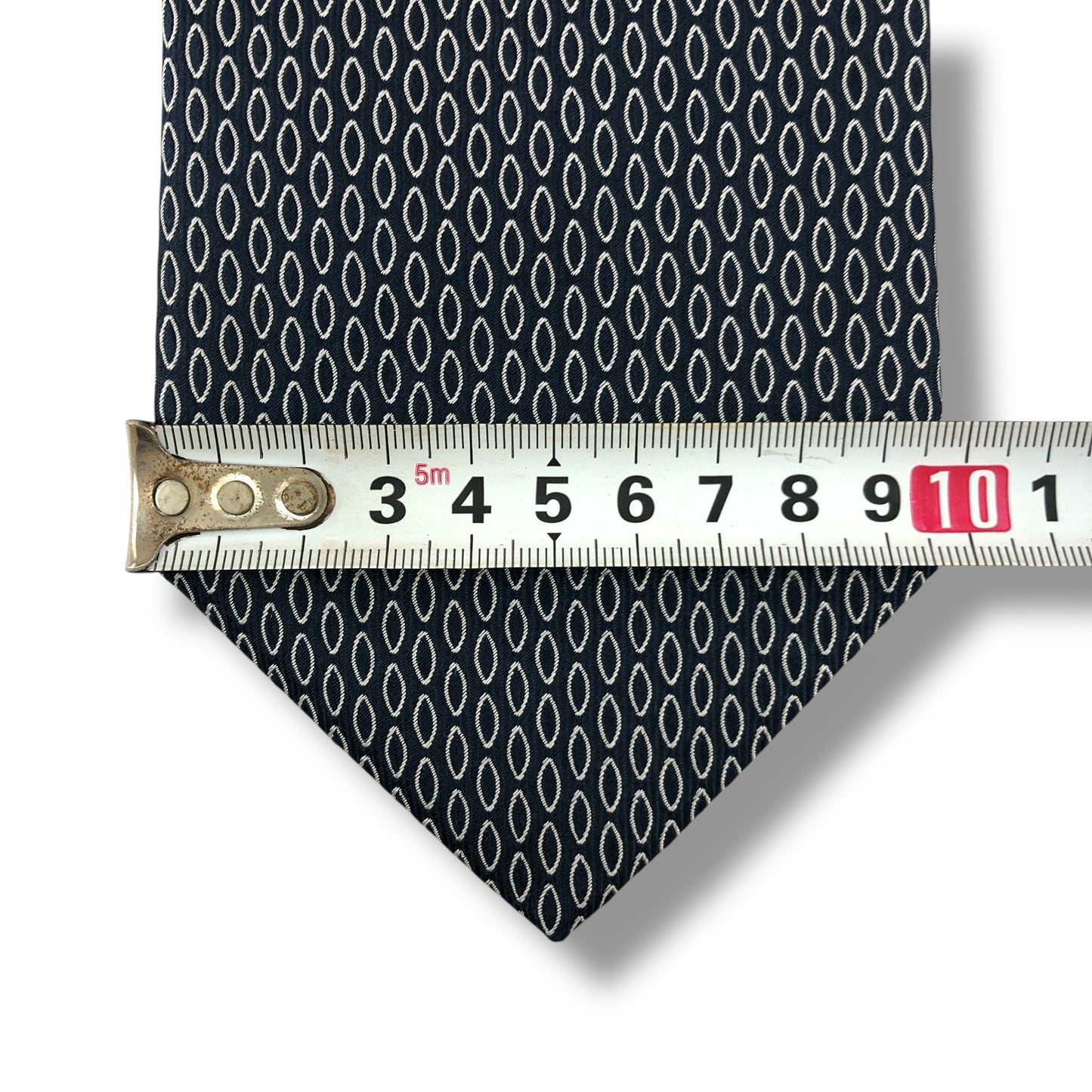 【7853】美品!ジョルジオアルマーニ ネクタイ ブラック系