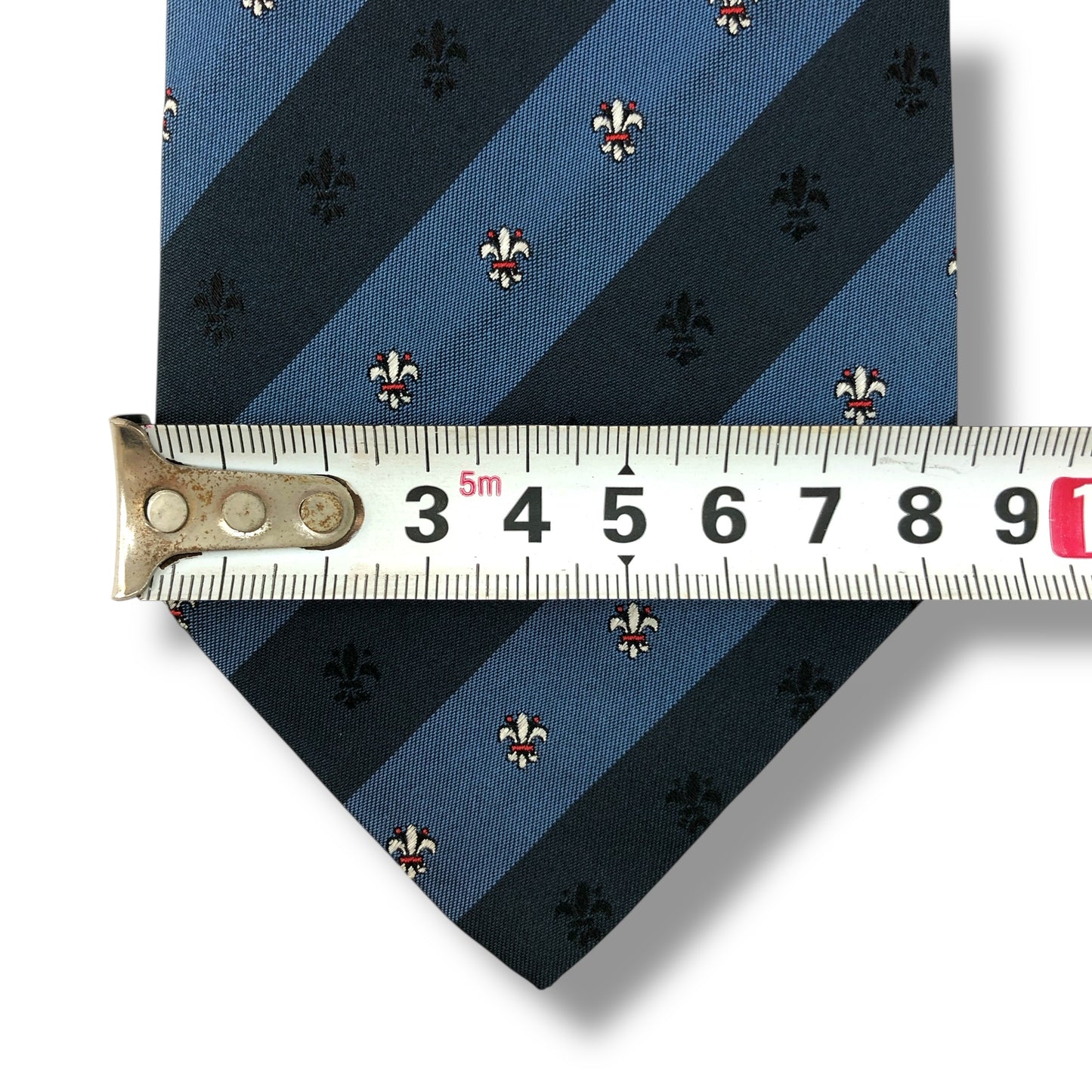 【7887】美品!ダンヒル ネクタイ ブルー系