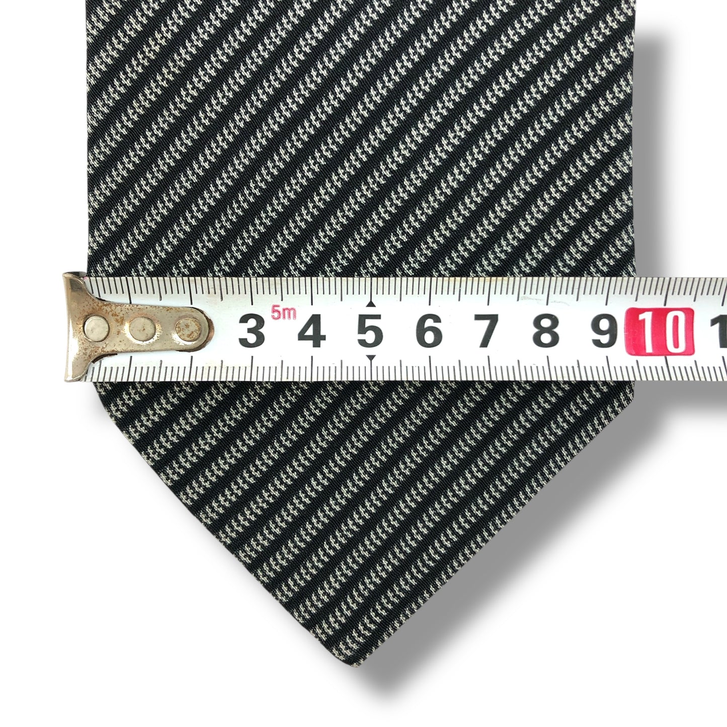 【7888】美品ー良品!アルマーニ ネクタイ ブラック系