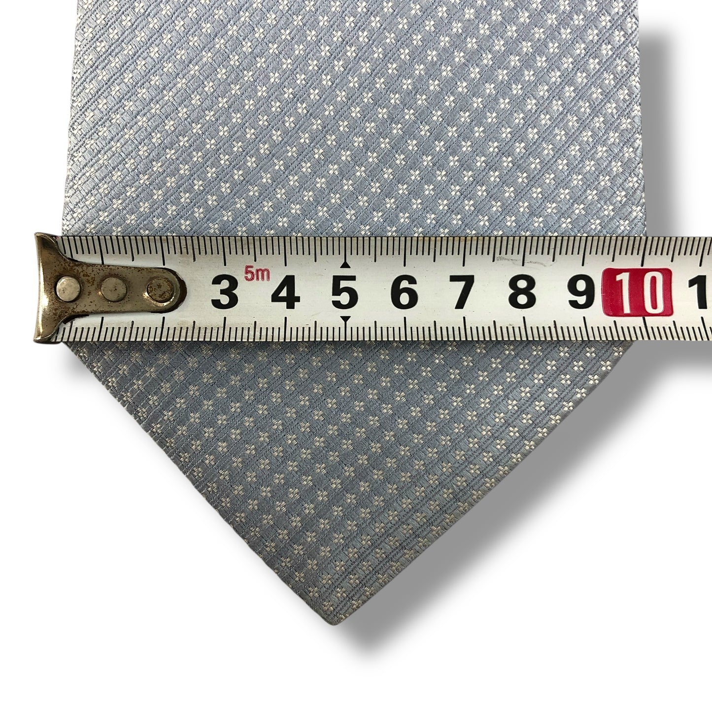 【7919】美品!アルマーニ ネクタイ 水色系