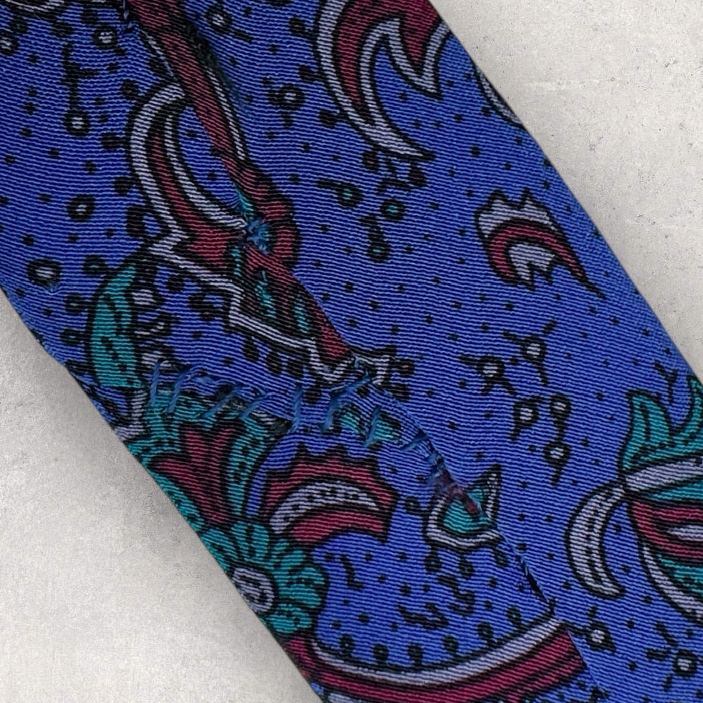 【6838】良品!ピエールバルマン ネクタイ ブルー系