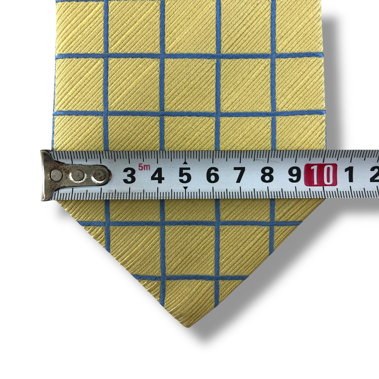 【8000】美品!エルメネジルドゼニア ネクタイ イエロー系