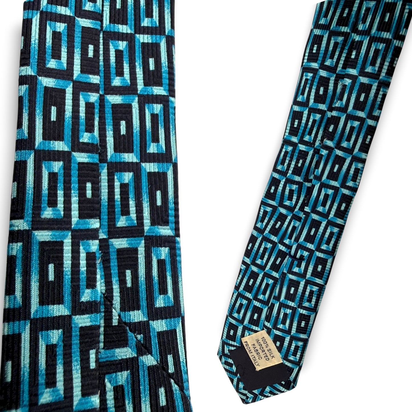 【7581】良品!ヴェルサーチ ネクタイ 水色系 メデューサ