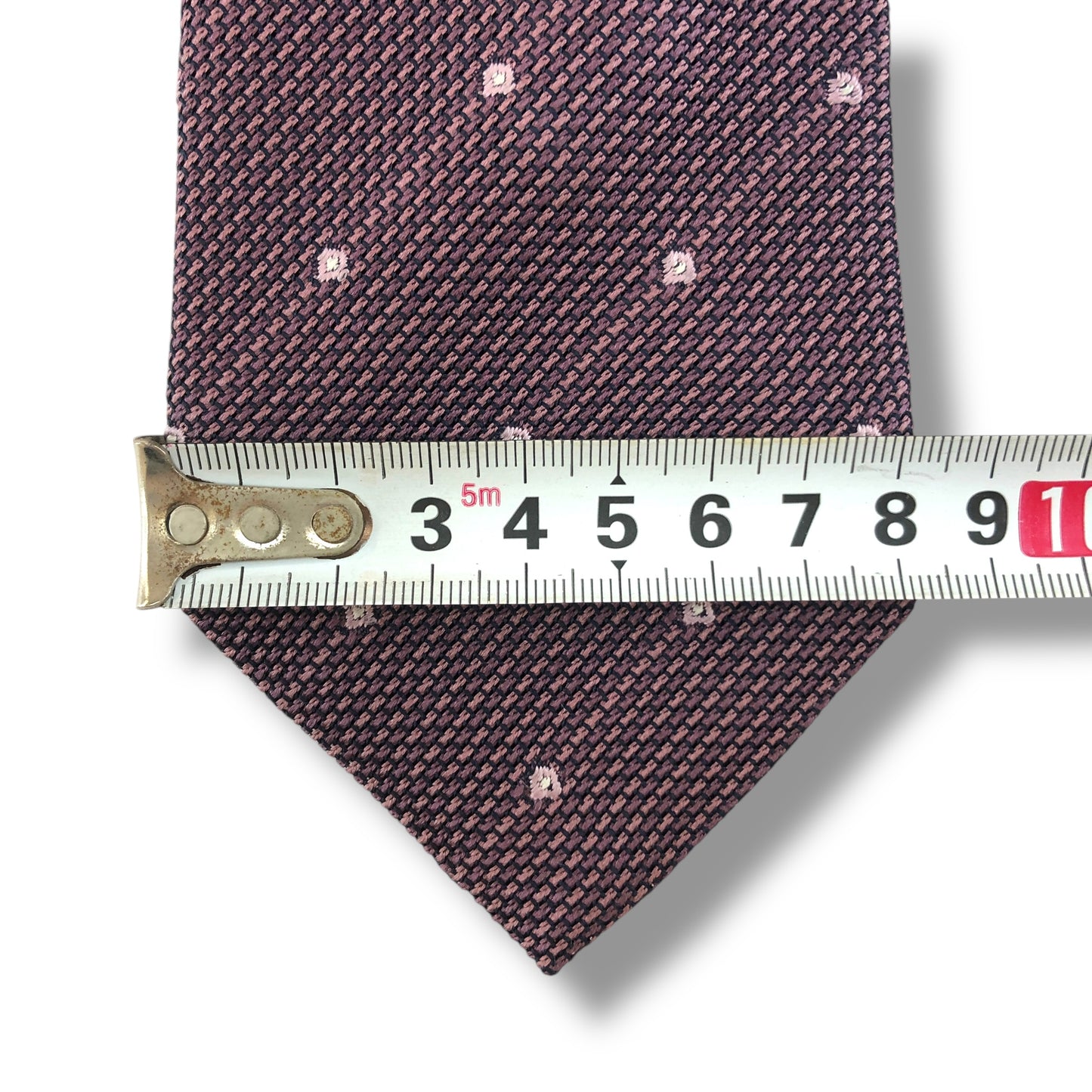 【8014】美品!エルメネジルドゼニア ネクタイ パープル系