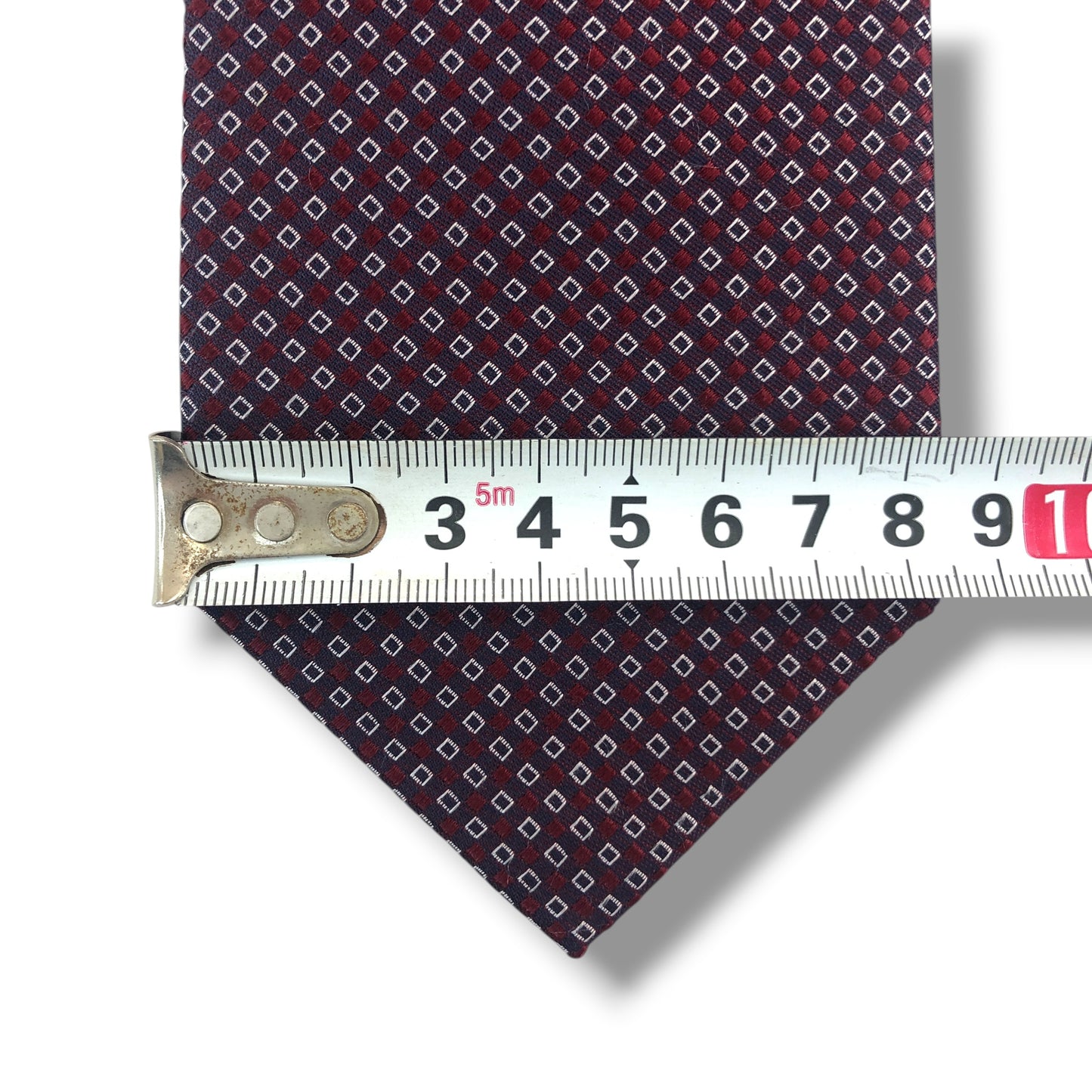 【8274】美品!シャルルジョルダン ネクタイ ボルドー系