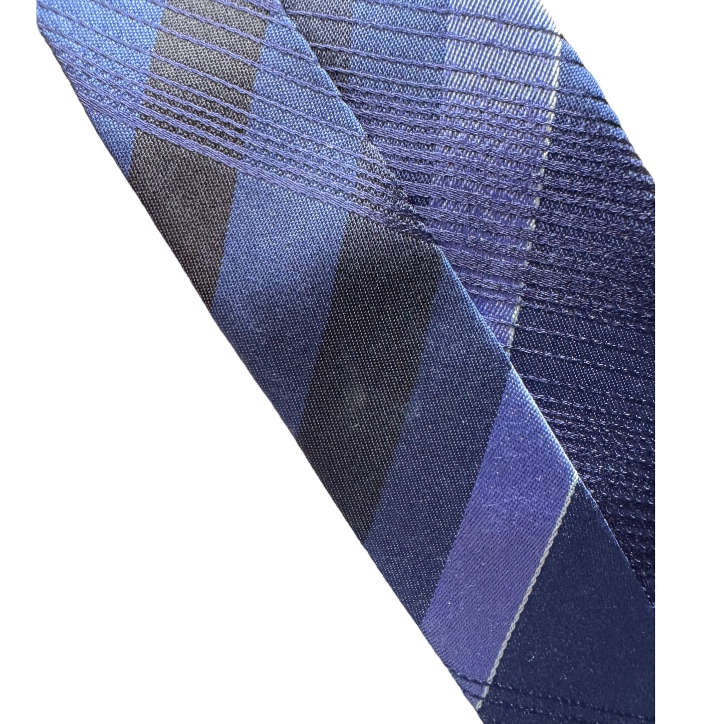 【7600】良品!カルバンクライン ネクタイ ブルー系